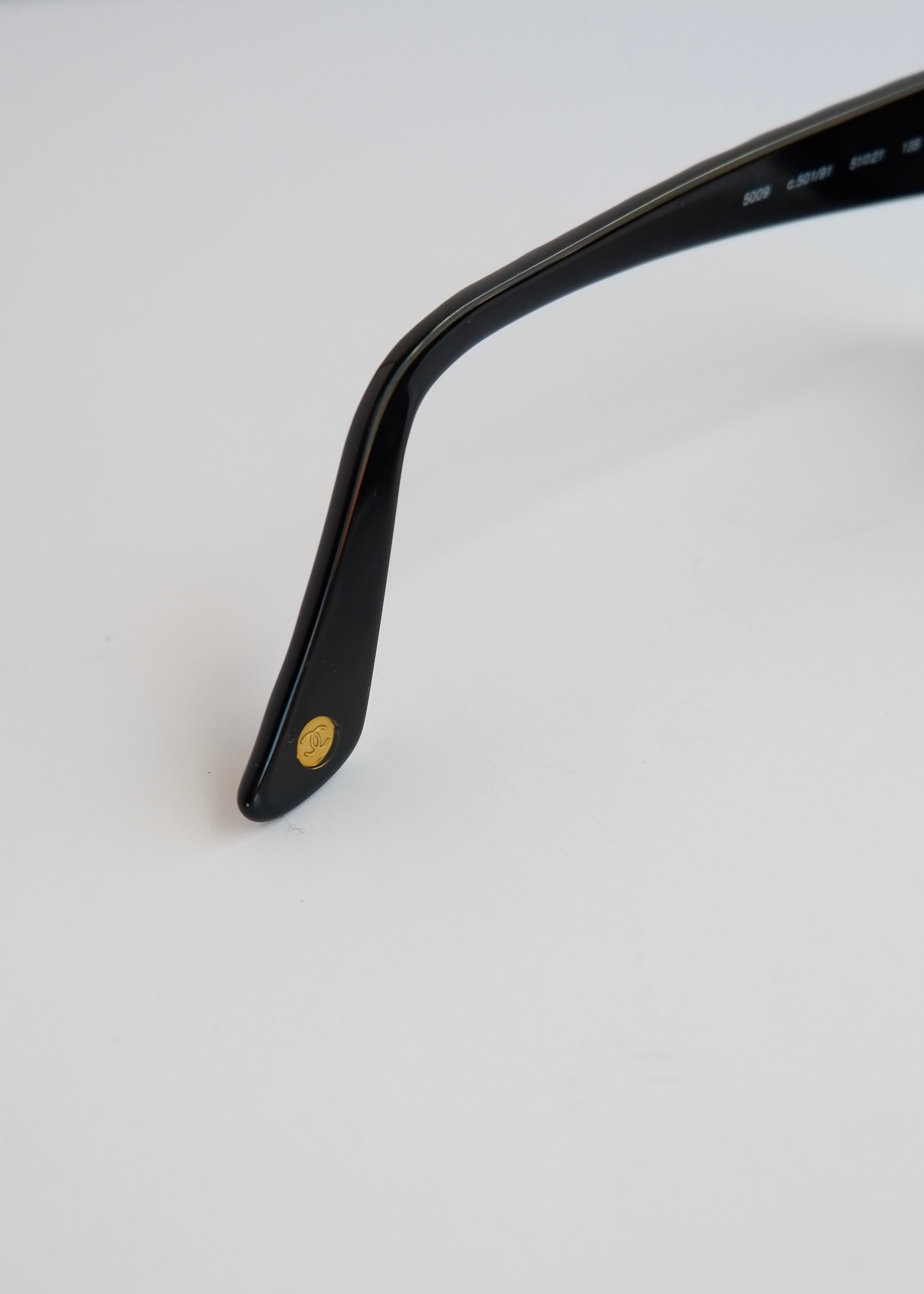 Authentic Preowned Chanel Black CC Logo Sunglasses
