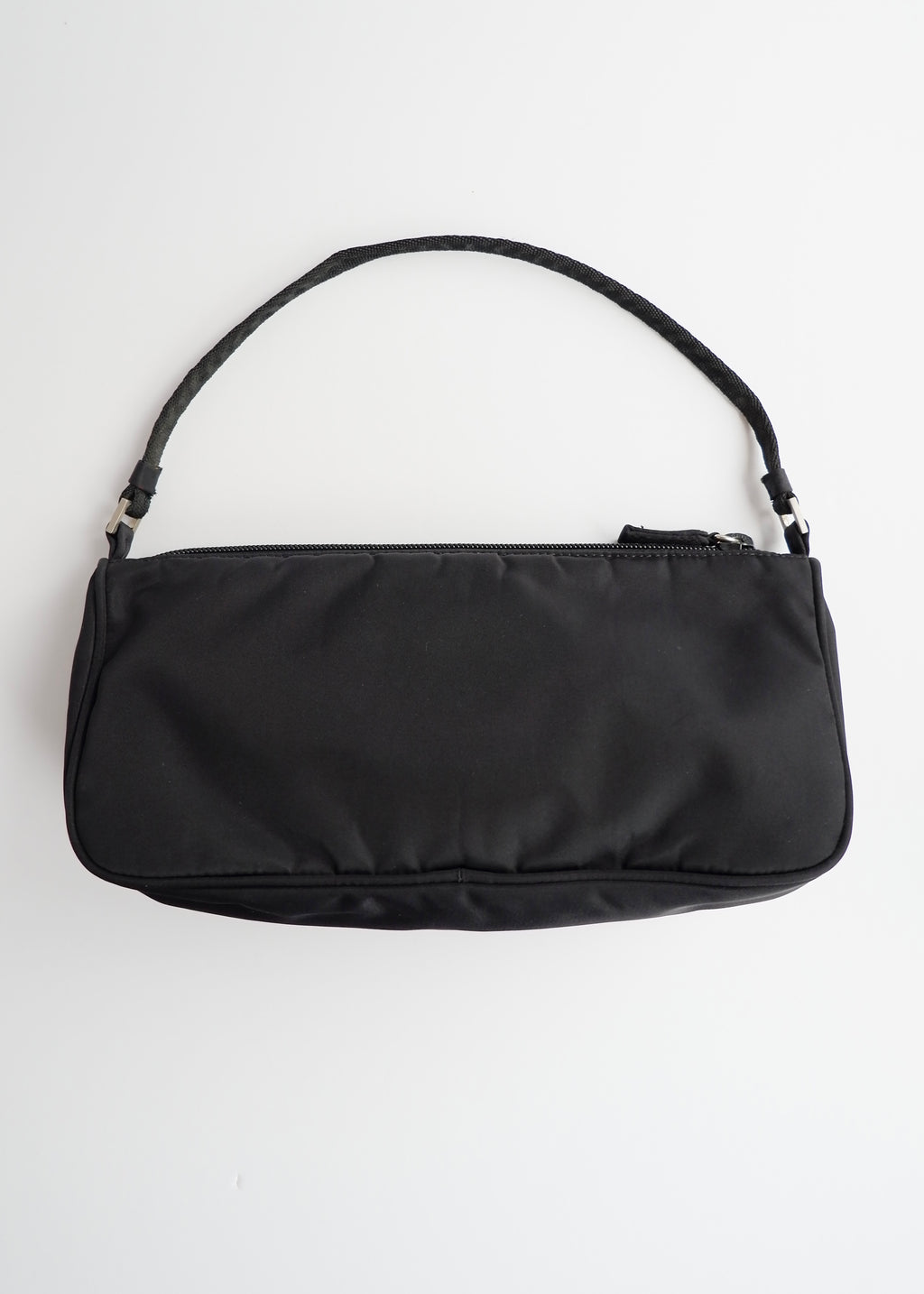 Authentic Preowned Prada Black Nylon Pochette/Shoulder Bag