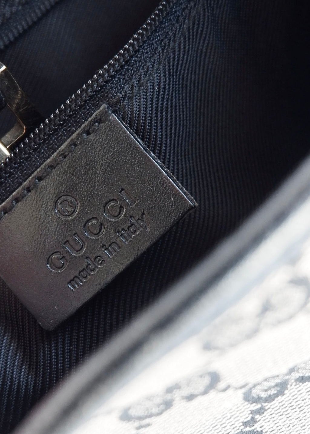 Authentic Preowned Gucci Black GG Canvas Jackie Shoulder Bag