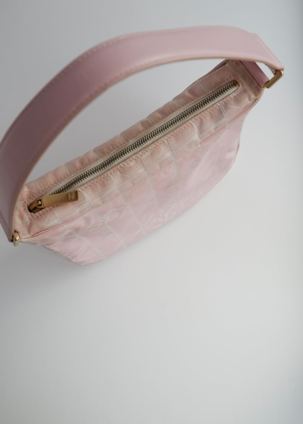 Authentic Preowned Chanel Pink Travel Line Shoulder Bag