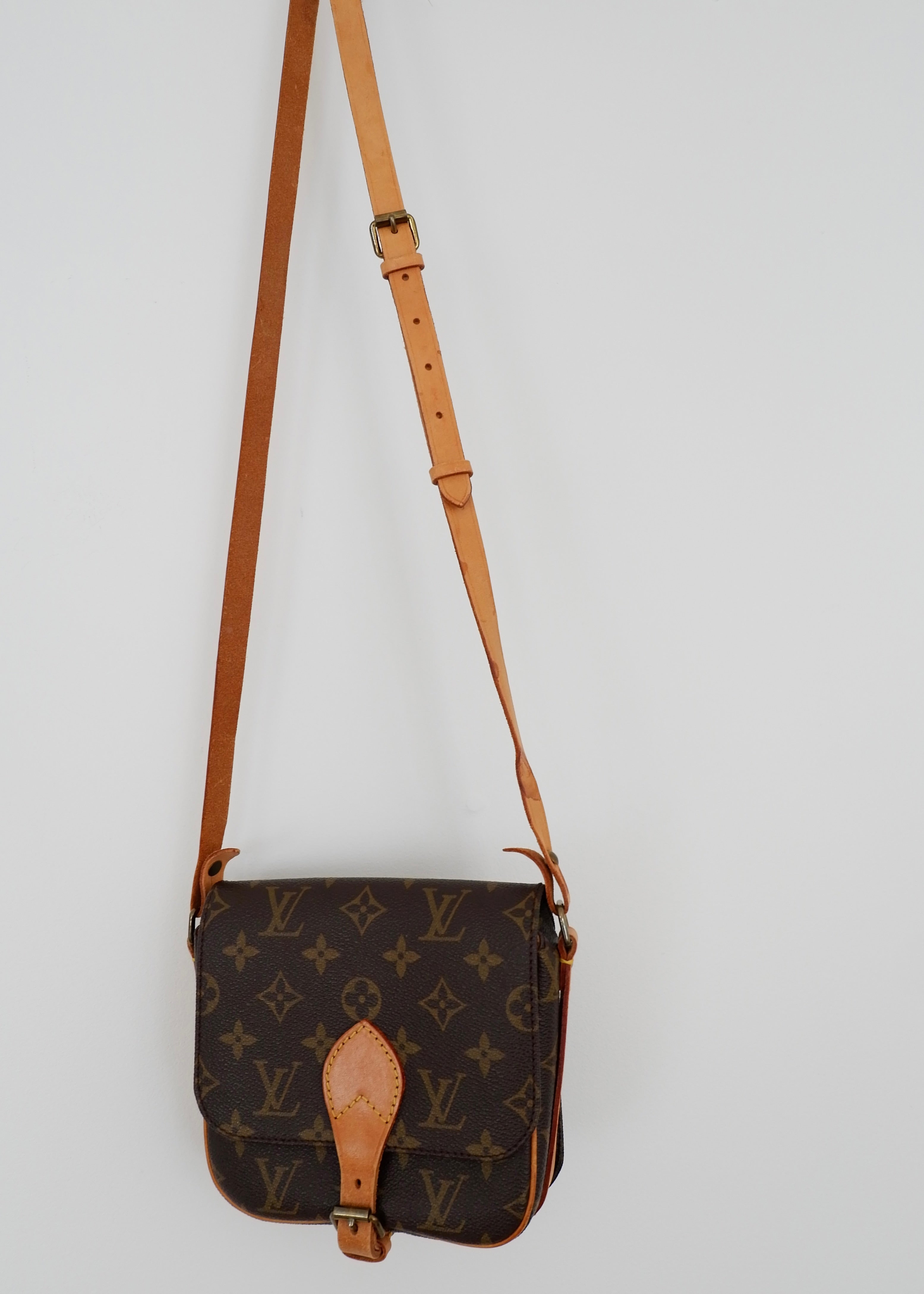 Bandoulière Louis Vuitton Monogram Mini Cartouchière d'occasion authentique