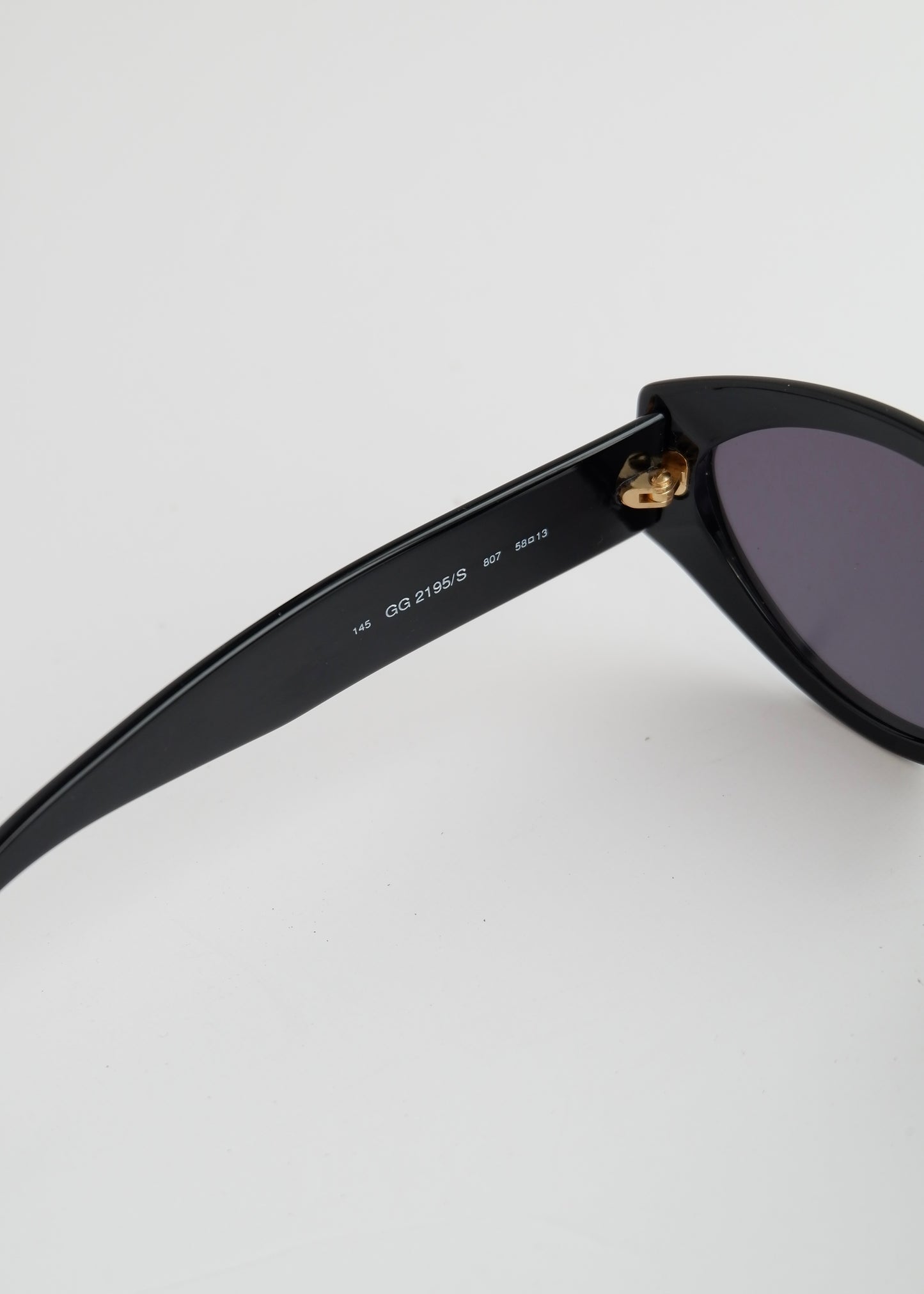 Authentic Preowned Gucci Black Cat Eye Sunglasses