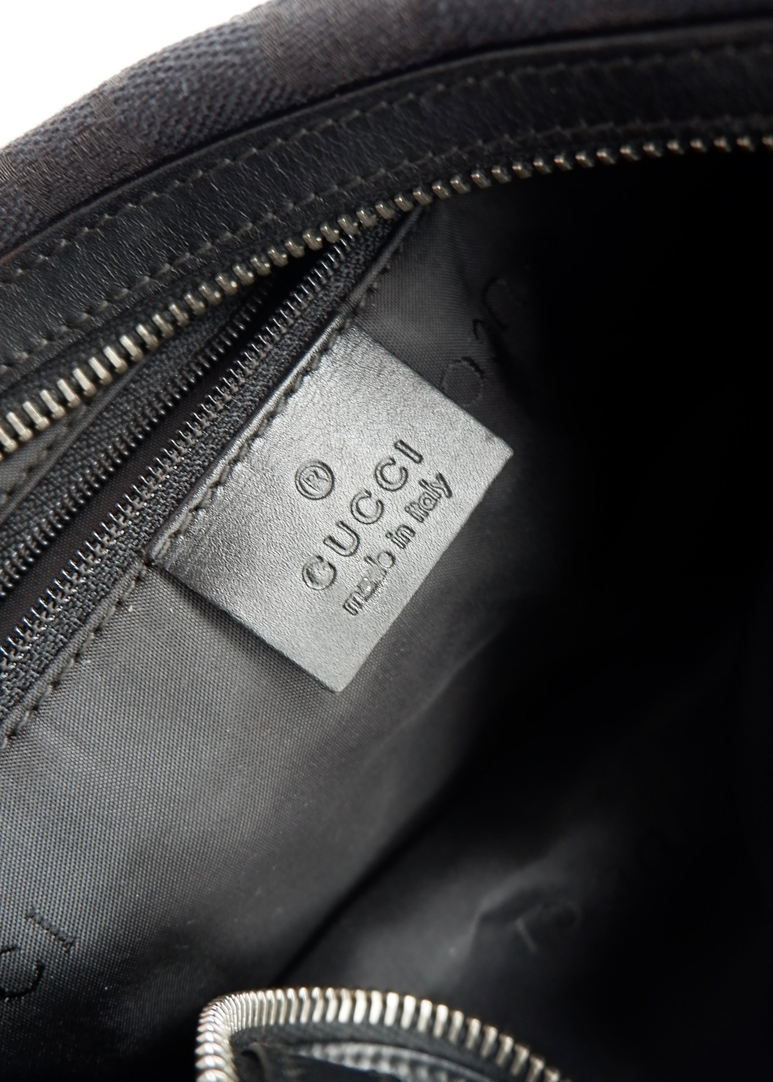 Authentic Preowned Gucci Black GG Canvas SHW Shoulder Bag