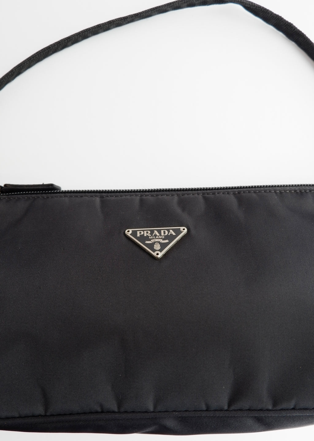 Authentic Preowned Prada Black Nylon Pochette/Shoulder Bag