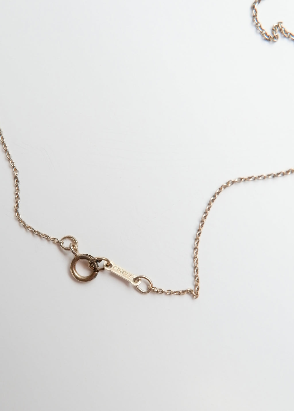 Authentic Preowned Tiffany & Co. Silver Bean Necklace (Small)