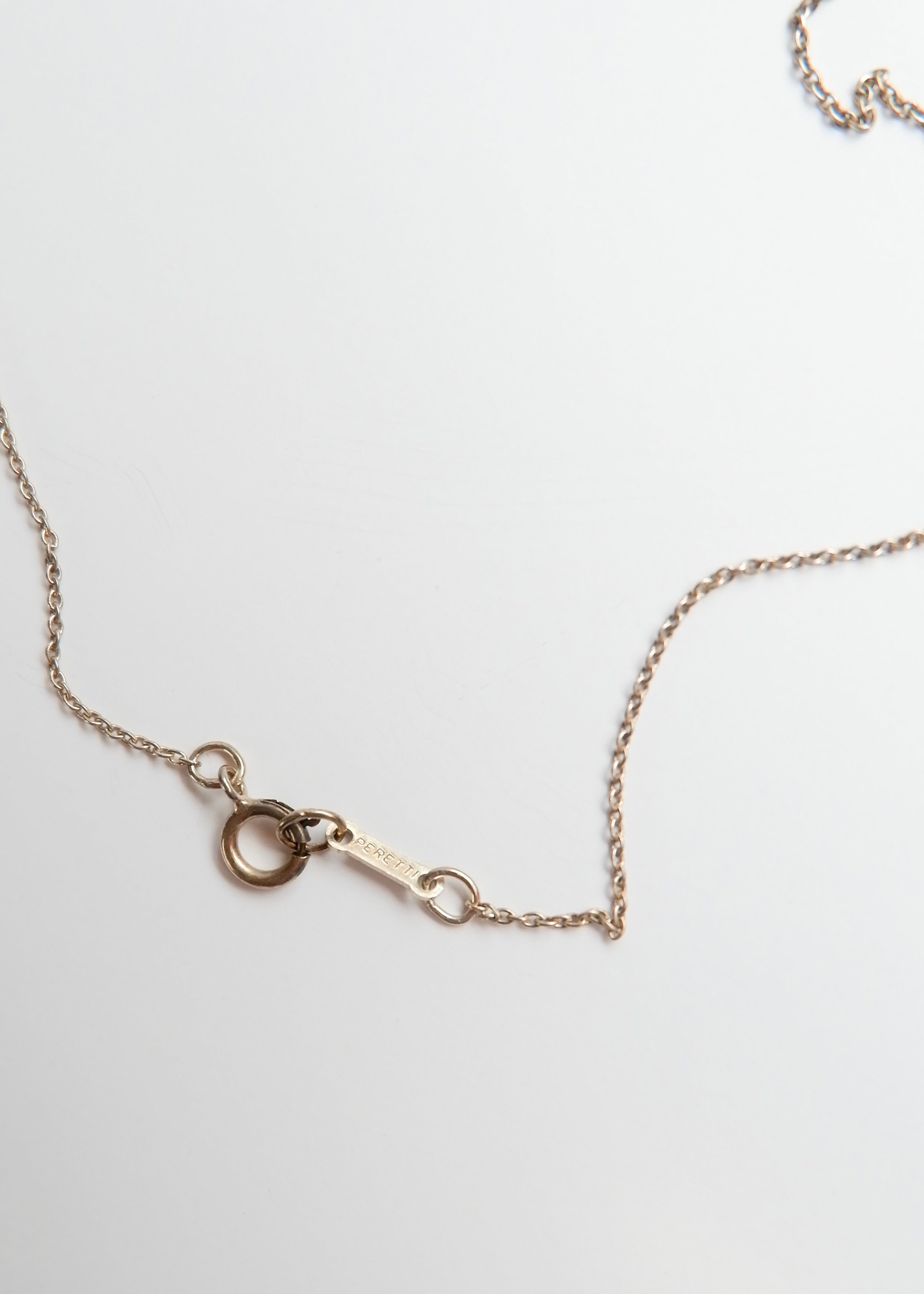 Authentic Preowned Tiffany & Co. Silver Bean Necklace (Small)