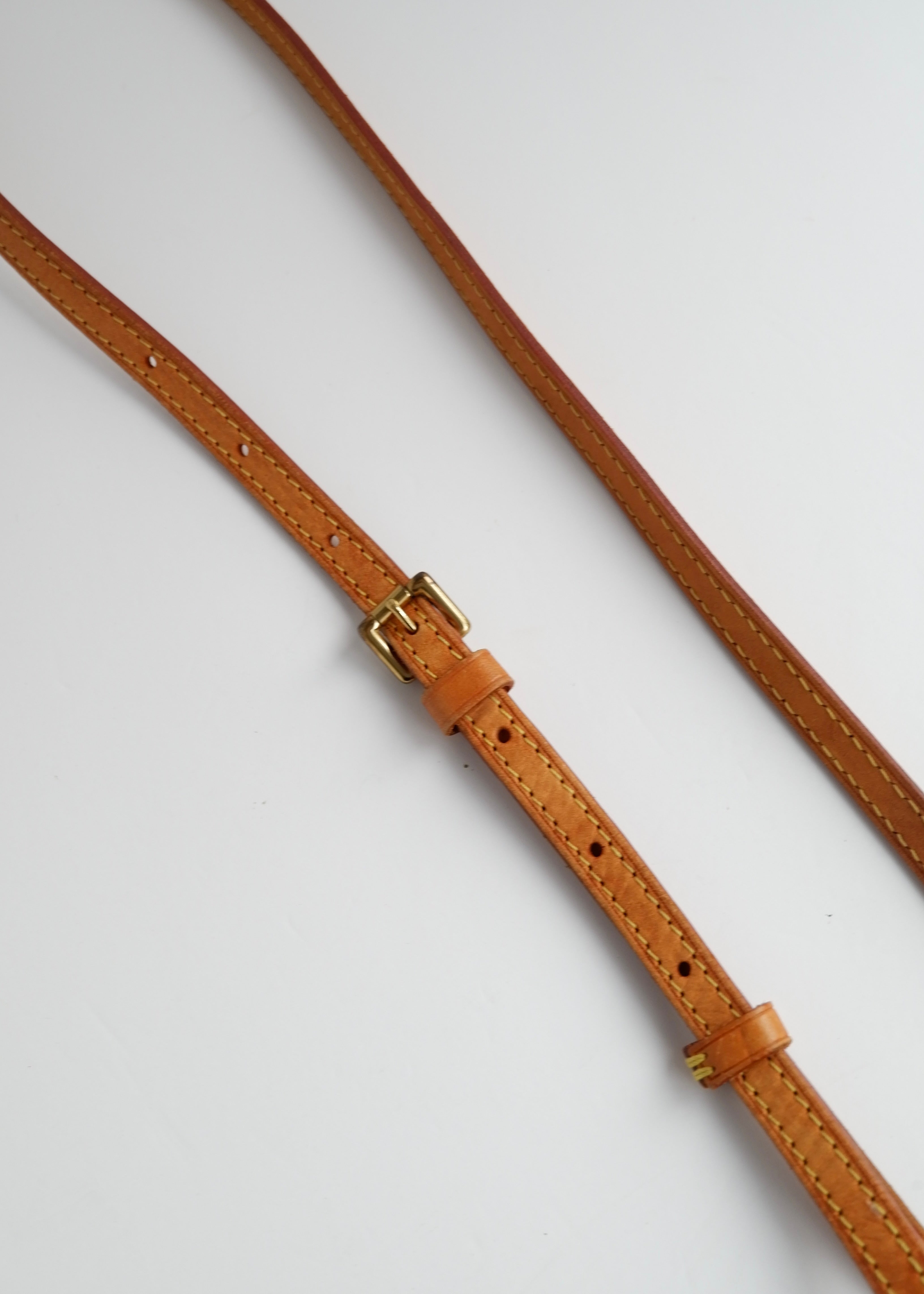 Bandoulière en cuir Louis Vuitton d'occasion authentique