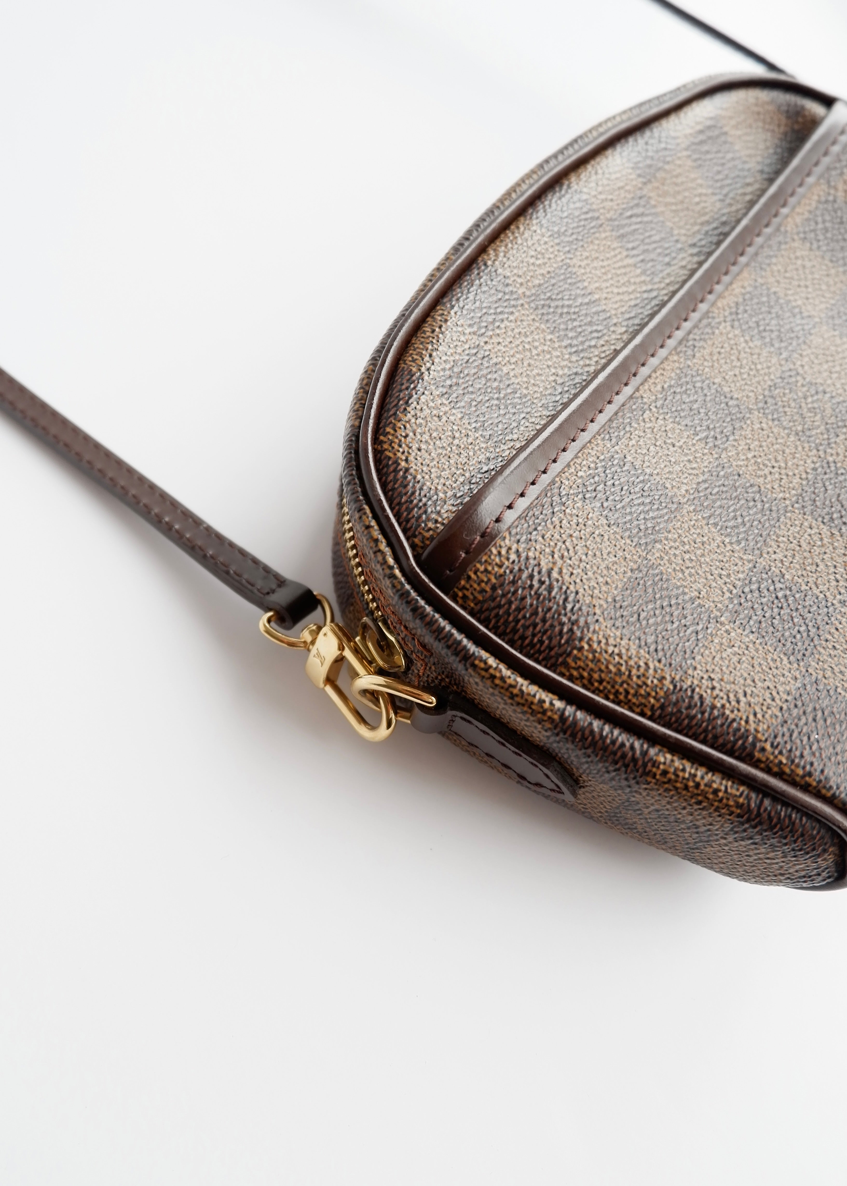 Authentic Preowned Louis Vuitton Damier Ebene Ipanema PM Crossbody Bag