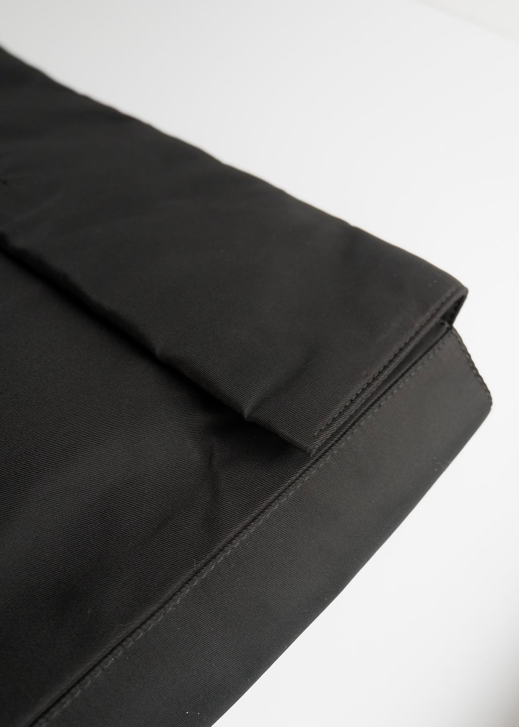 Preowned Prada Black Nylon Large Pouch/ Clutch