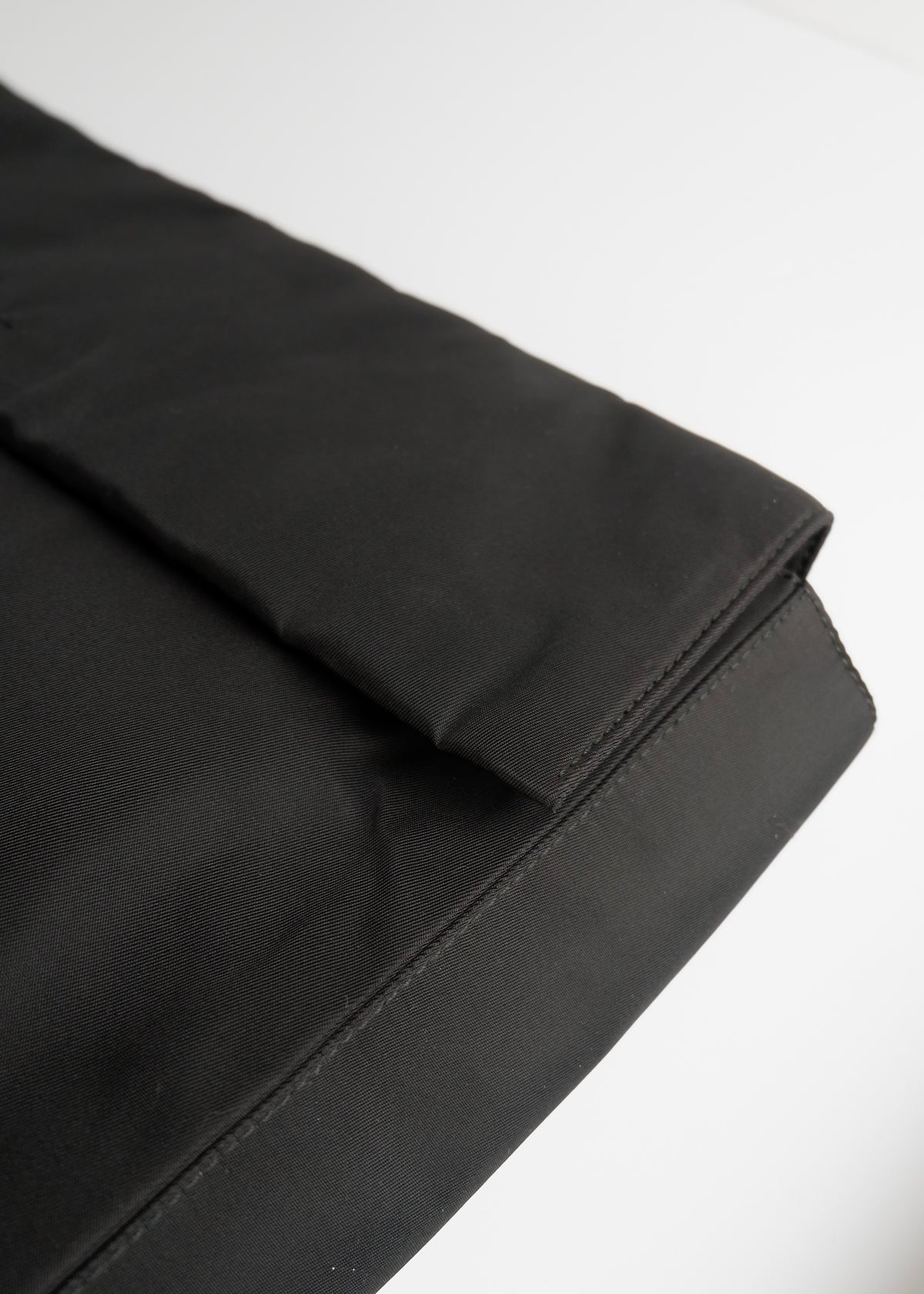 Preowned Prada Black Nylon Large Pouch/ Clutch