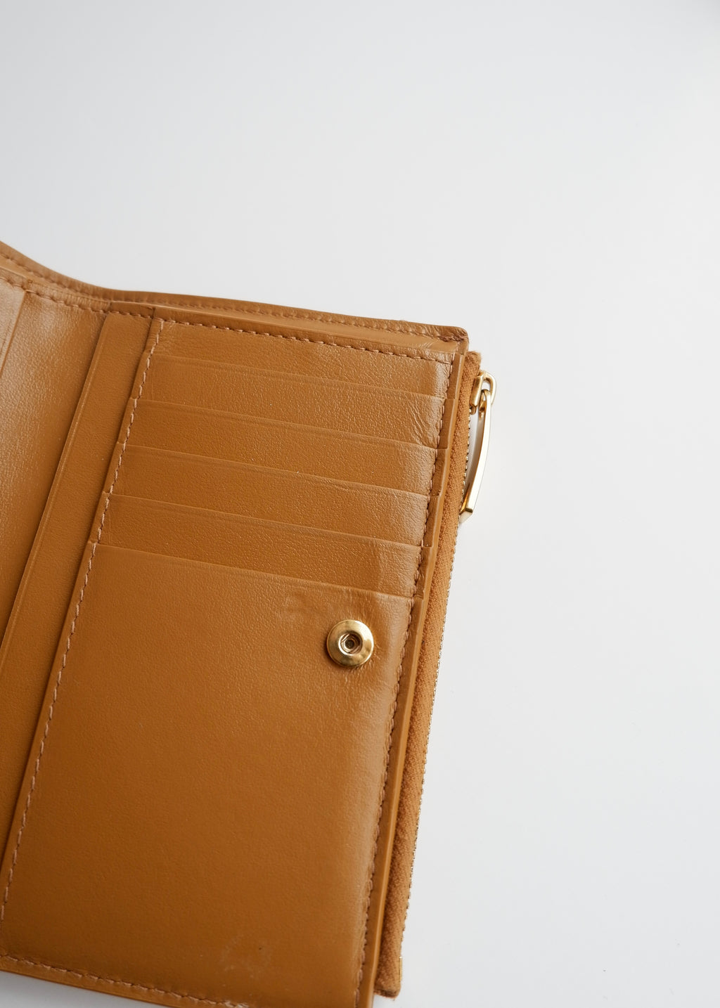 Authentic Preowned Bottega Veneta Brown Leather Bi-Fold Wallet