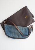 Authentique Sac porté épaule Fendi en jean bleu d'occasion