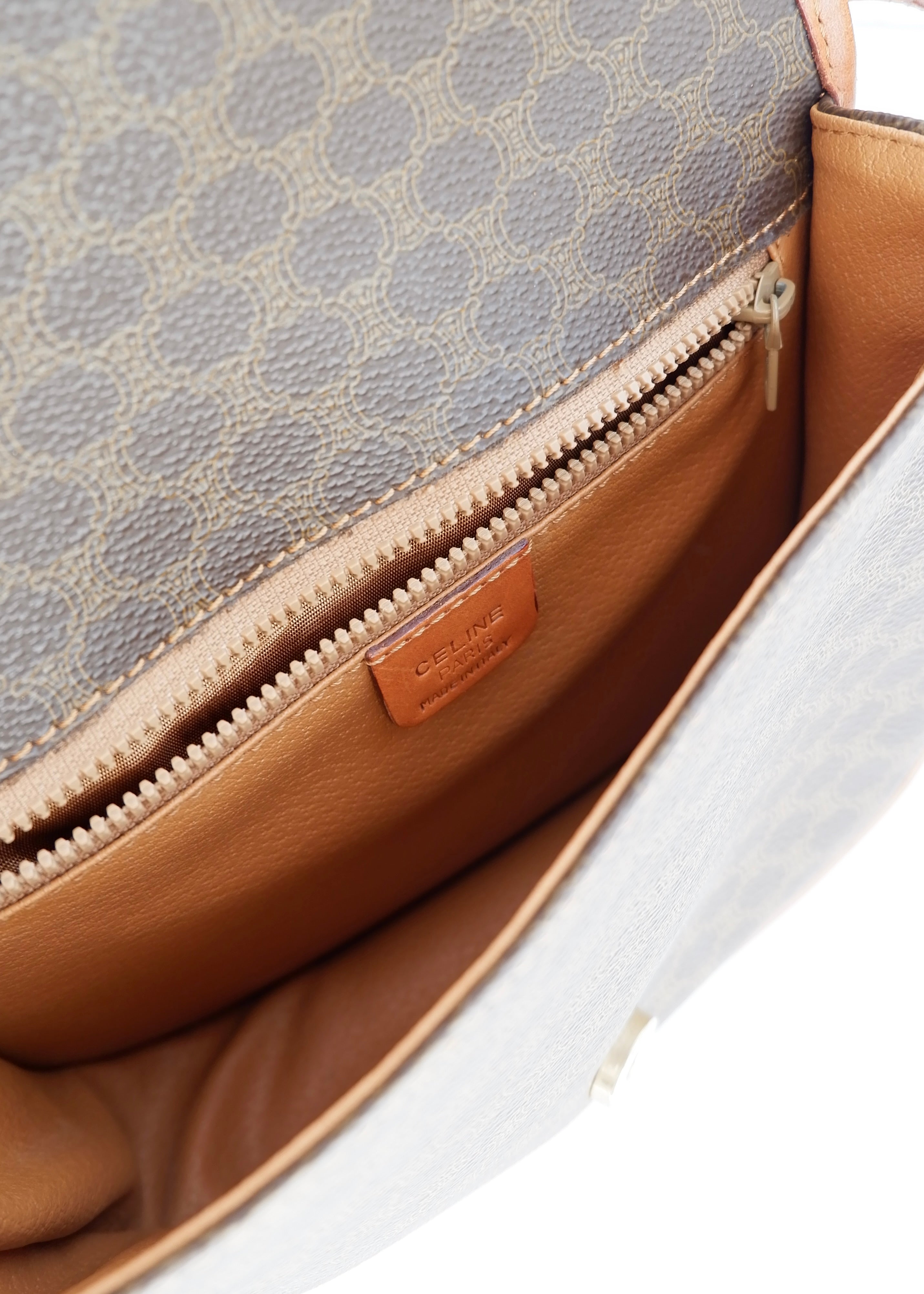 Authentic Preowned Vintage Celine Macadam Crossbody Bag