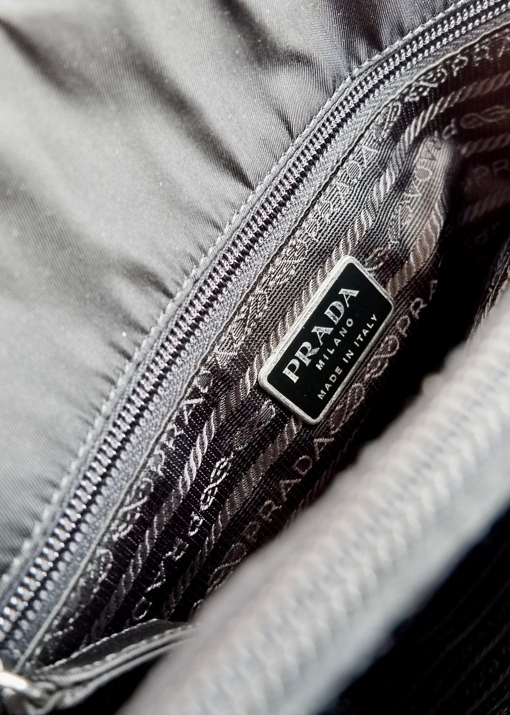 Authentic Preowned Prada Black Nylon Top Handle Bag