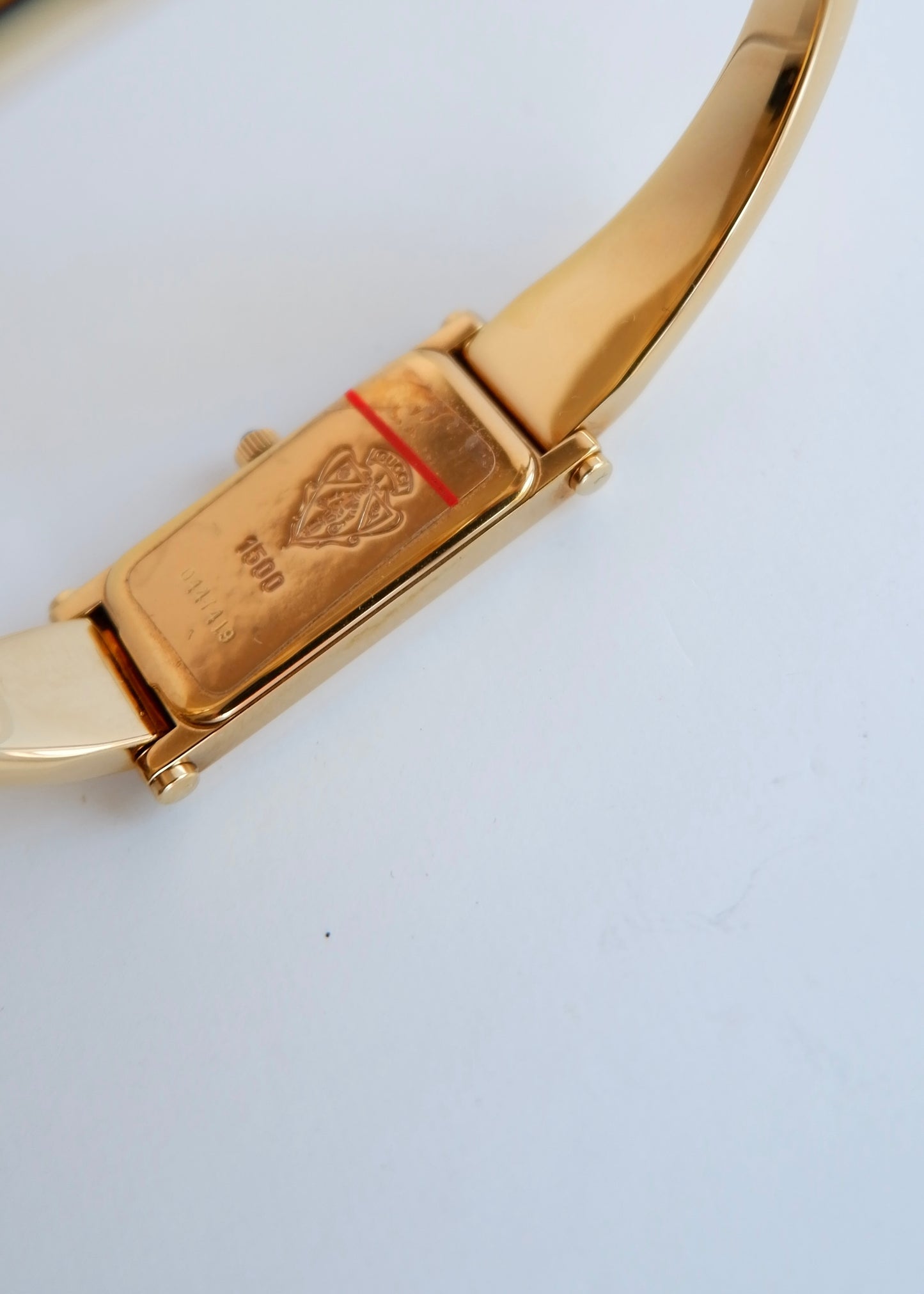 Authentic Preowned Vintage Gucci Gold Tone Horsebit Watch