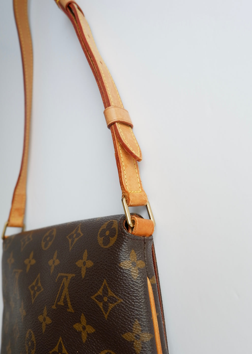 Preowned Louis Vuitton Brown Monogram Musette Tango Salsa Shoulder Bag