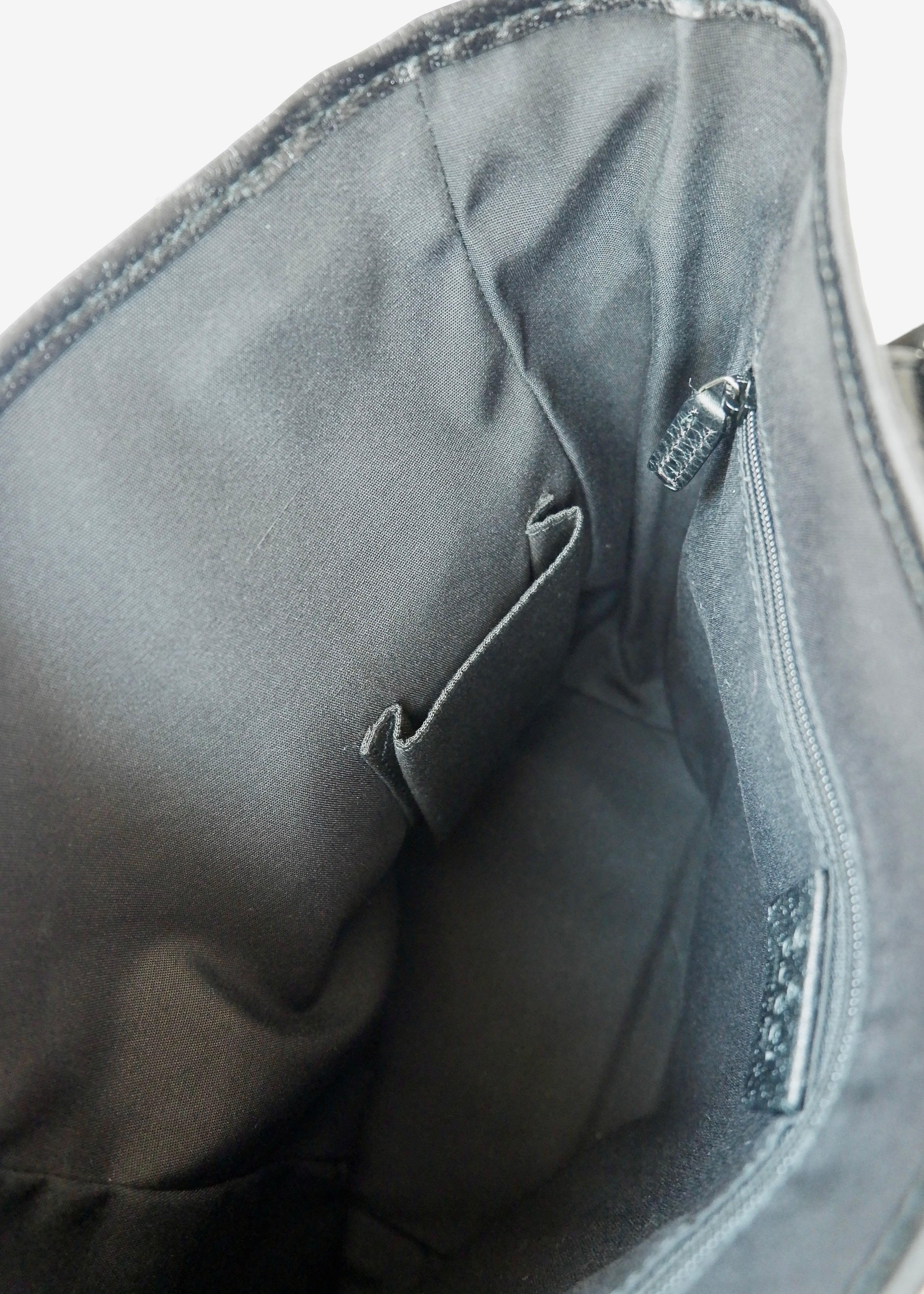 Preowned Gucci Black Large GG Canvas/Leather Shoulder Tote