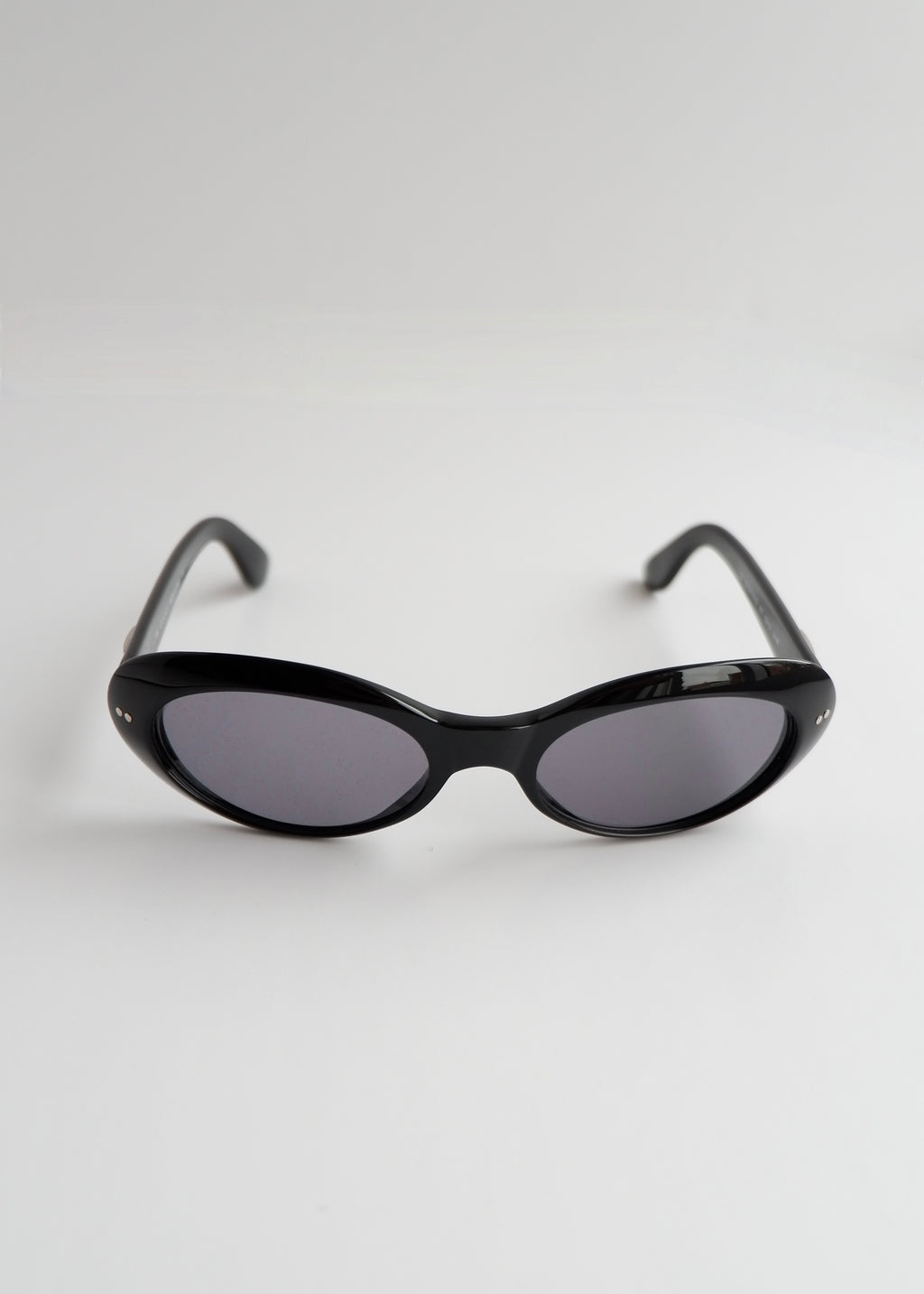 Authentic Preowned Vintage Gucci Black Round Frame G Logo Sunglasses