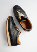 Baskets Hermes H Quick en cuir noir d'occasion authentiques - 40