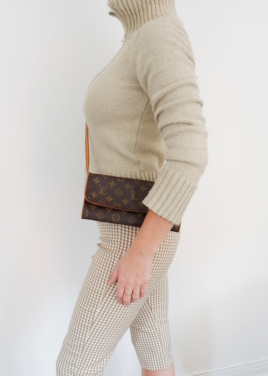 Authentique Louis Vuitton Monogram Pochette Twin GM d'occasion
