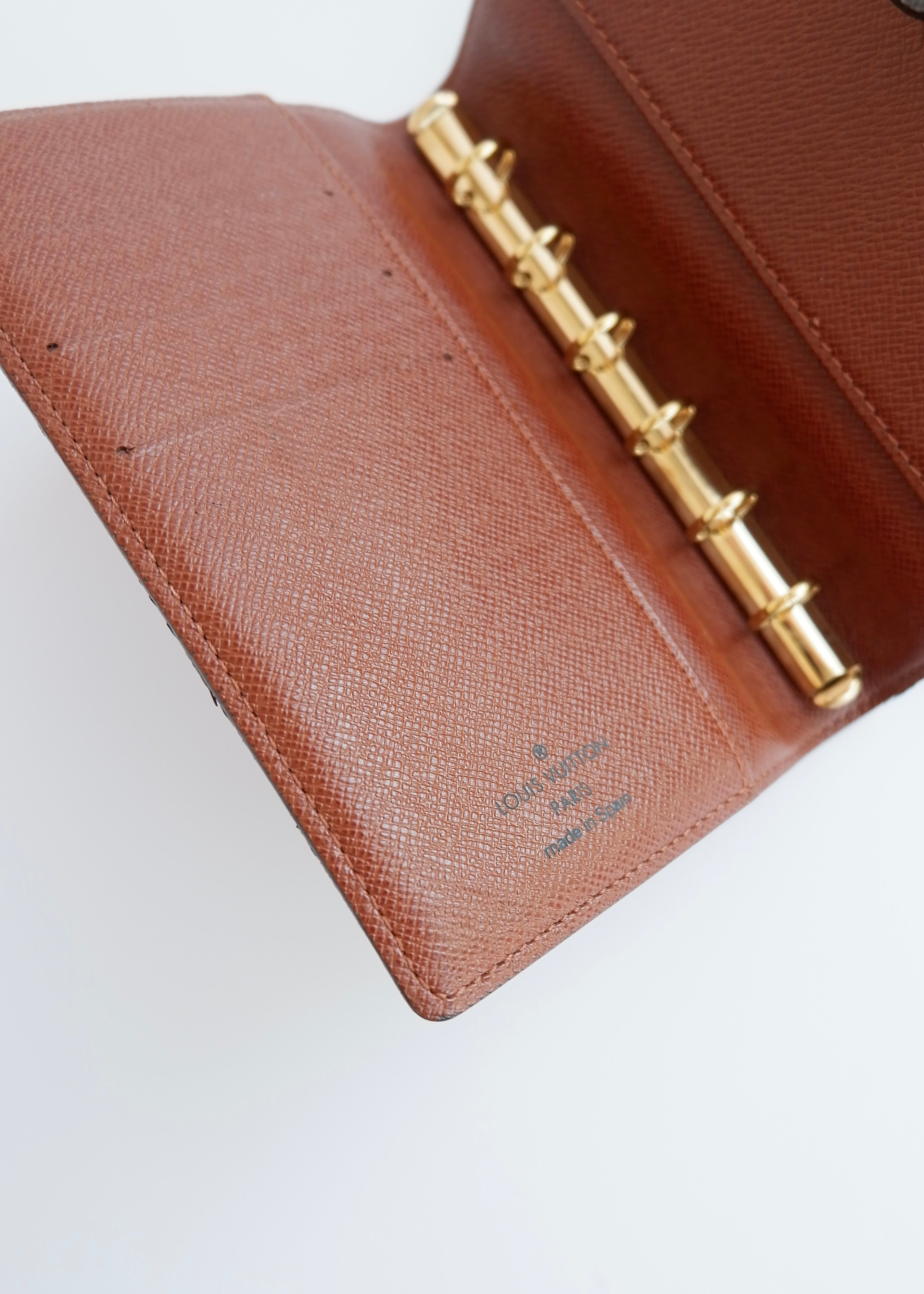 Authentique couverture d'agenda Louis Vuitton Monogram MM d'occasion