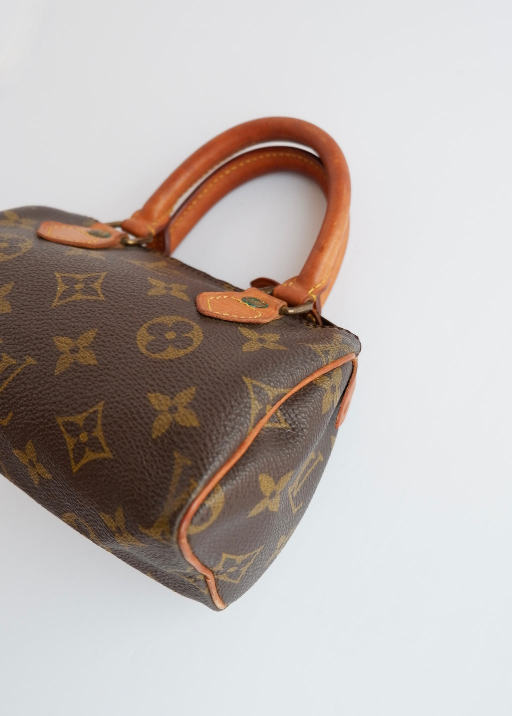 Authentic Preowned Vintage Louis Vuitton Monongram Nano Speedy (with strap)