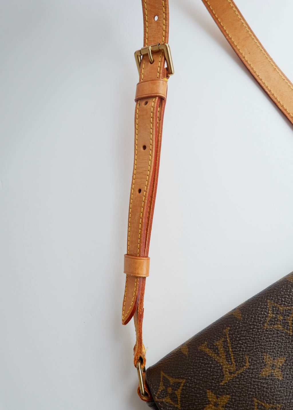 Preowned Louis Vuitton Brown Monogram Musette Tango Salsa Shoulder Bag