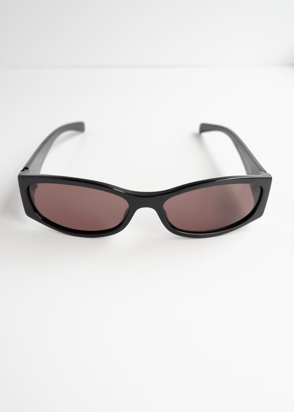 Authentiques lunettes de soleil à monture carrée noire Gucci d'occasion