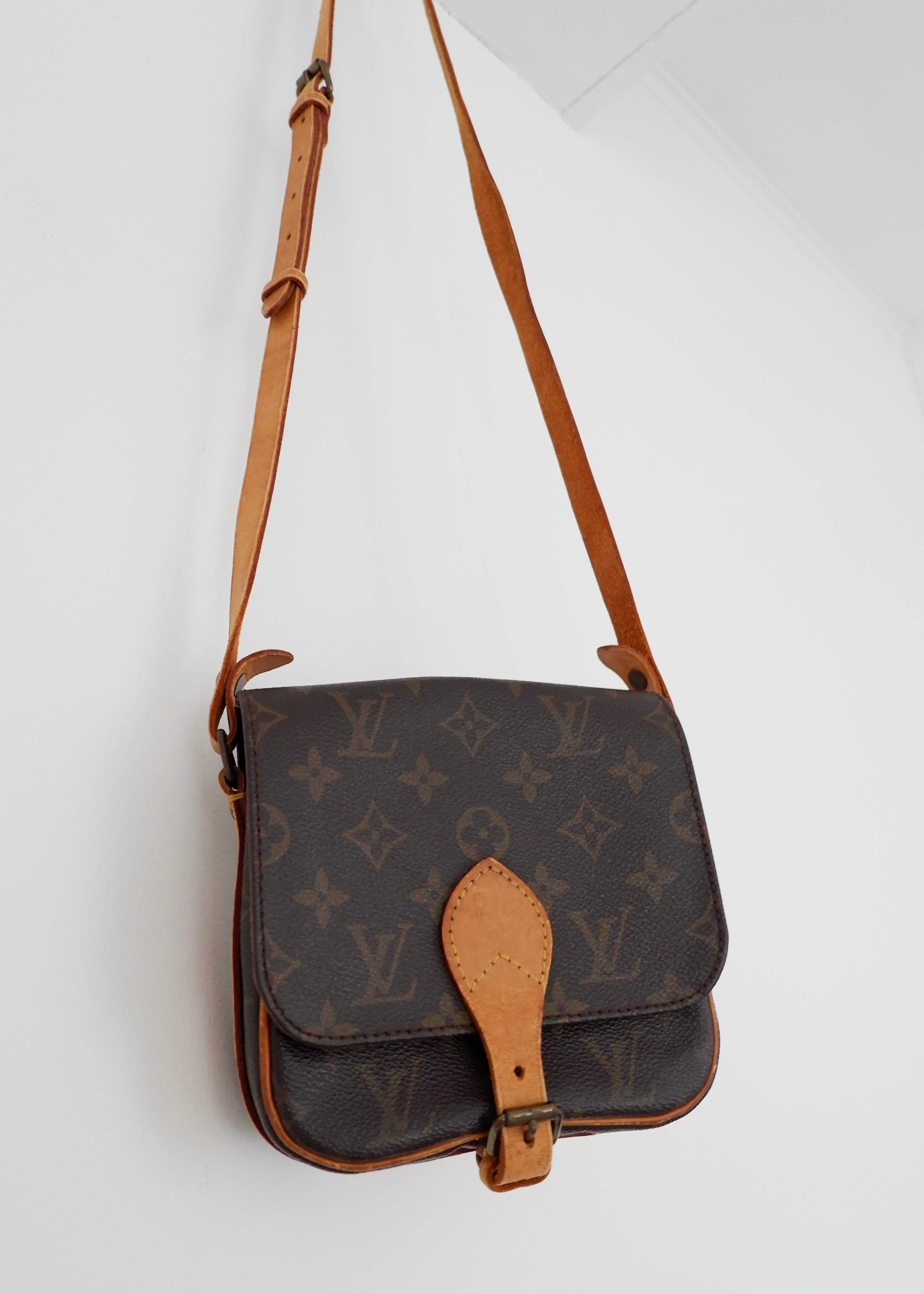 Bandoulière Louis Vuitton Monogram Mini Cartouchière d'occasion authentique