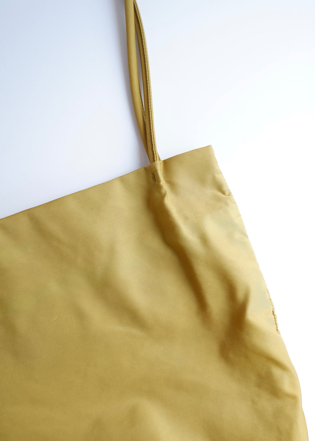 Authentique Sac Cabas Prada en Nylon Vert d'occasion