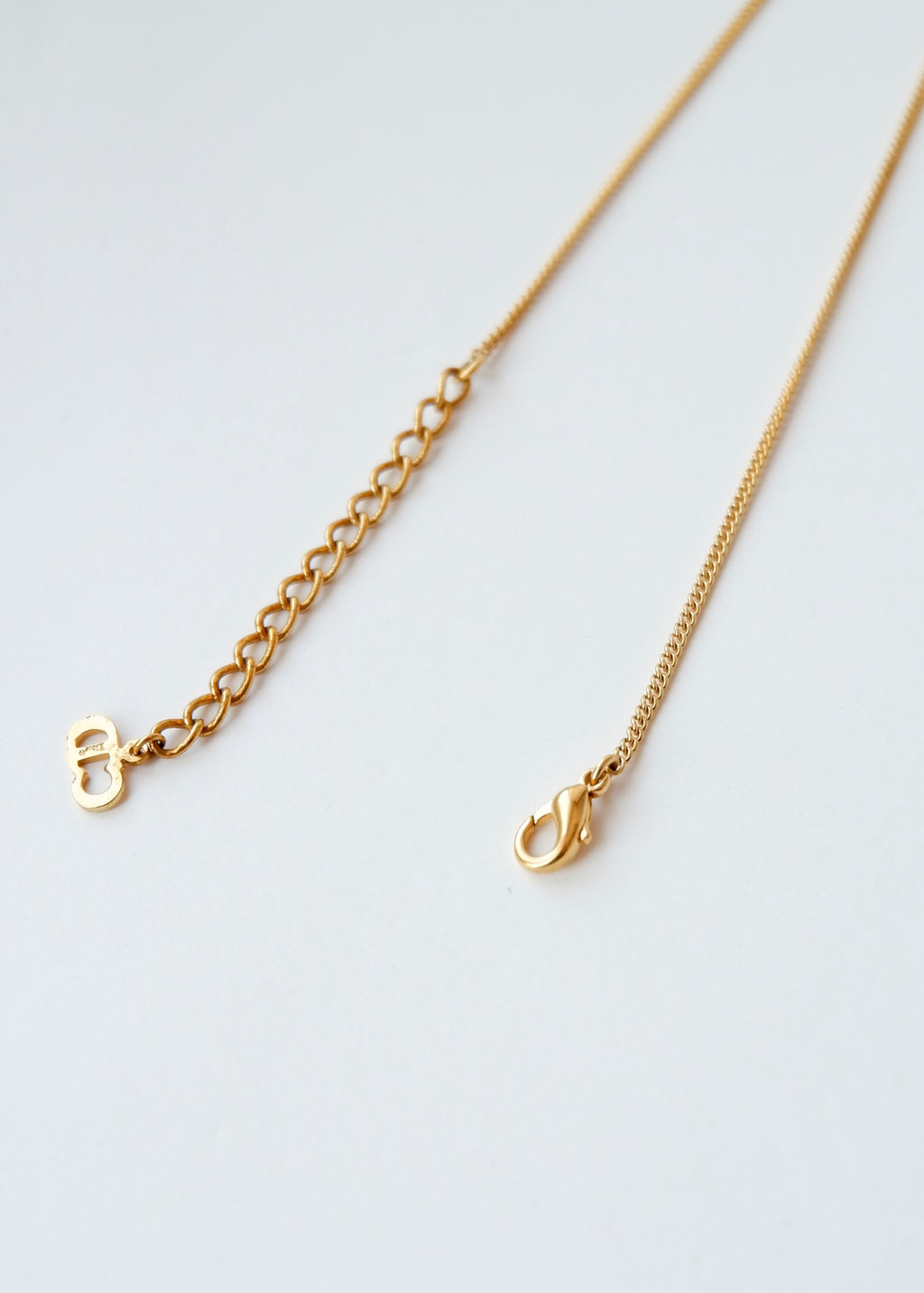 Preowned Vintage Dior Gold-Tone Saddle Charm Necklace