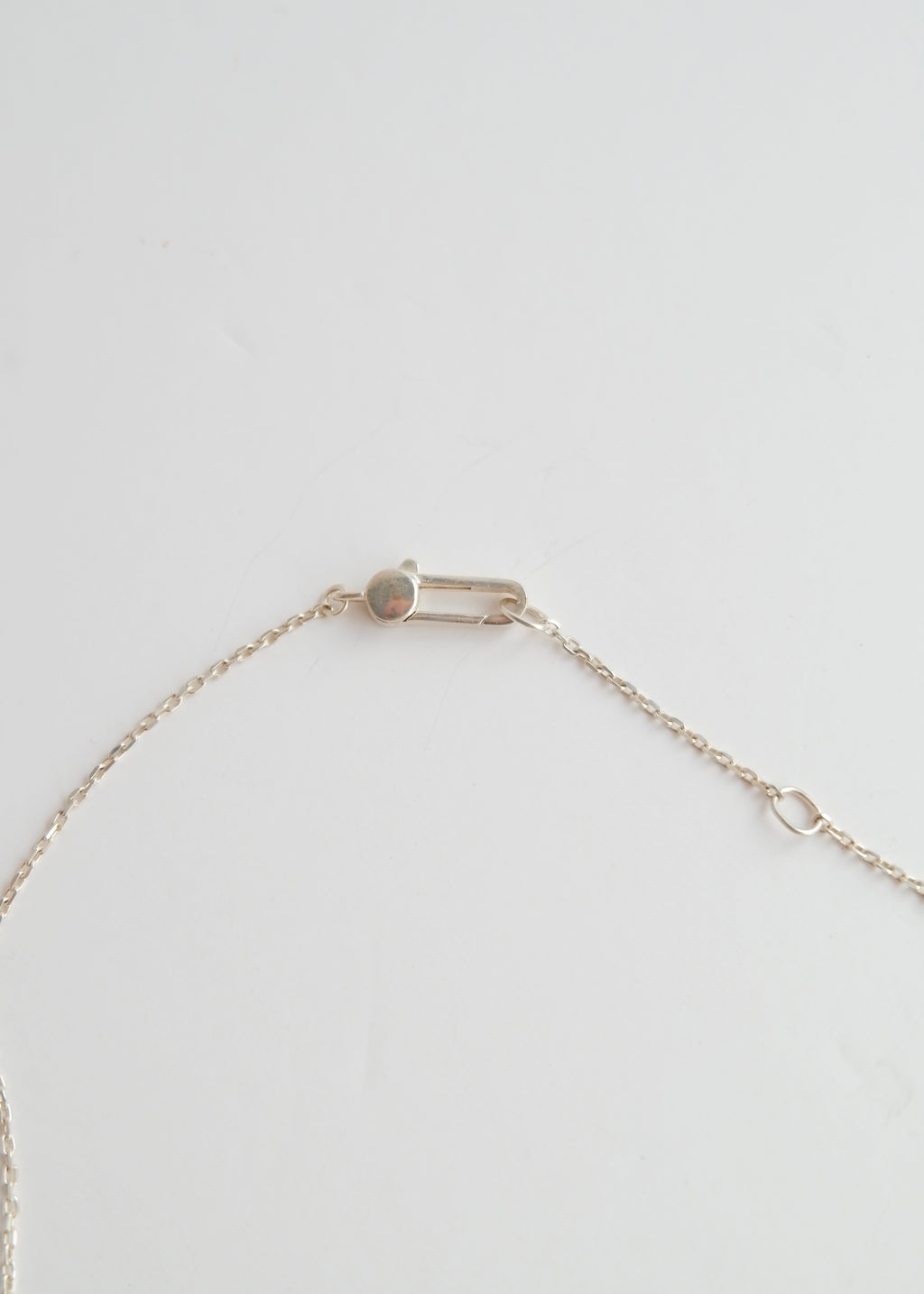 Authentic Preowned Gucci Silver Square Pendant Necklace