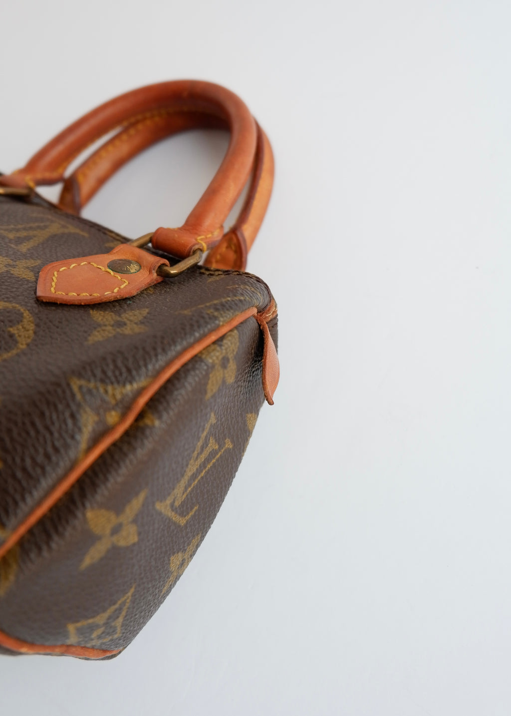 Authentic Preowned Vintage Louis Vuitton Monongram Nano Speedy (with strap)