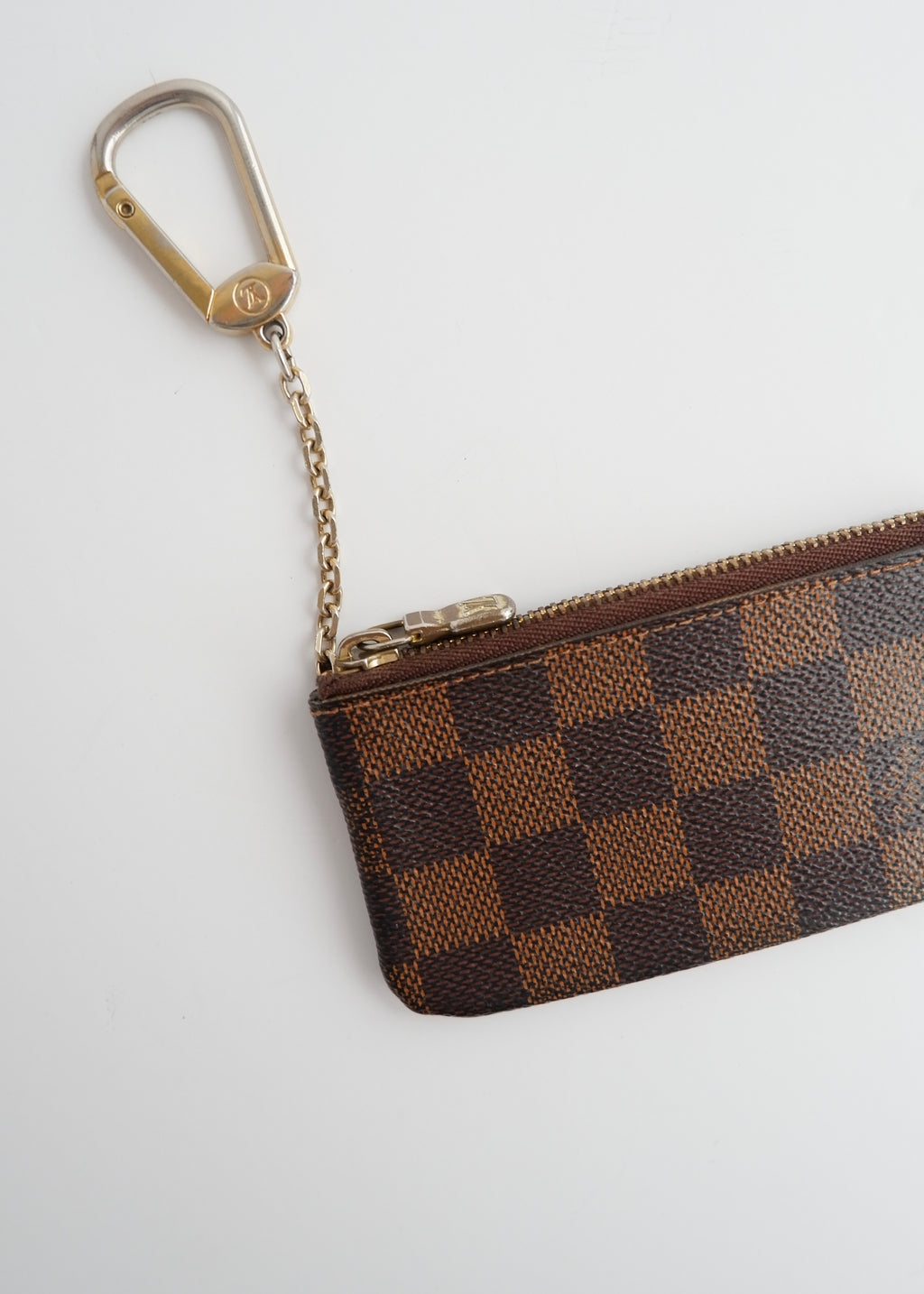 Authentic Preowned Louis Vuitton Damier Ebene Pochette Cle