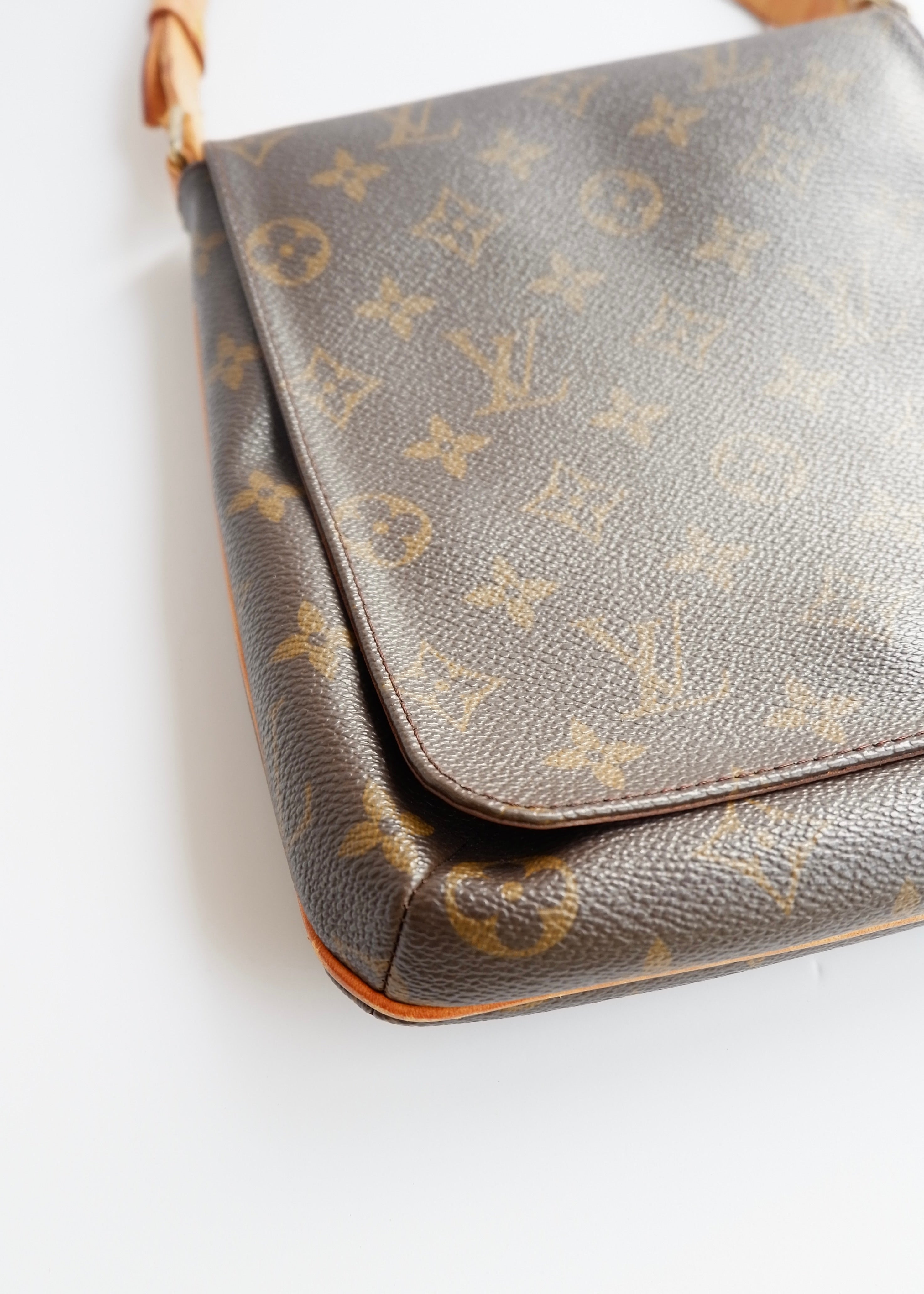 Preowned Louis Vuitton Brown Monogram Musette Tango Salsa Shoulder Bag