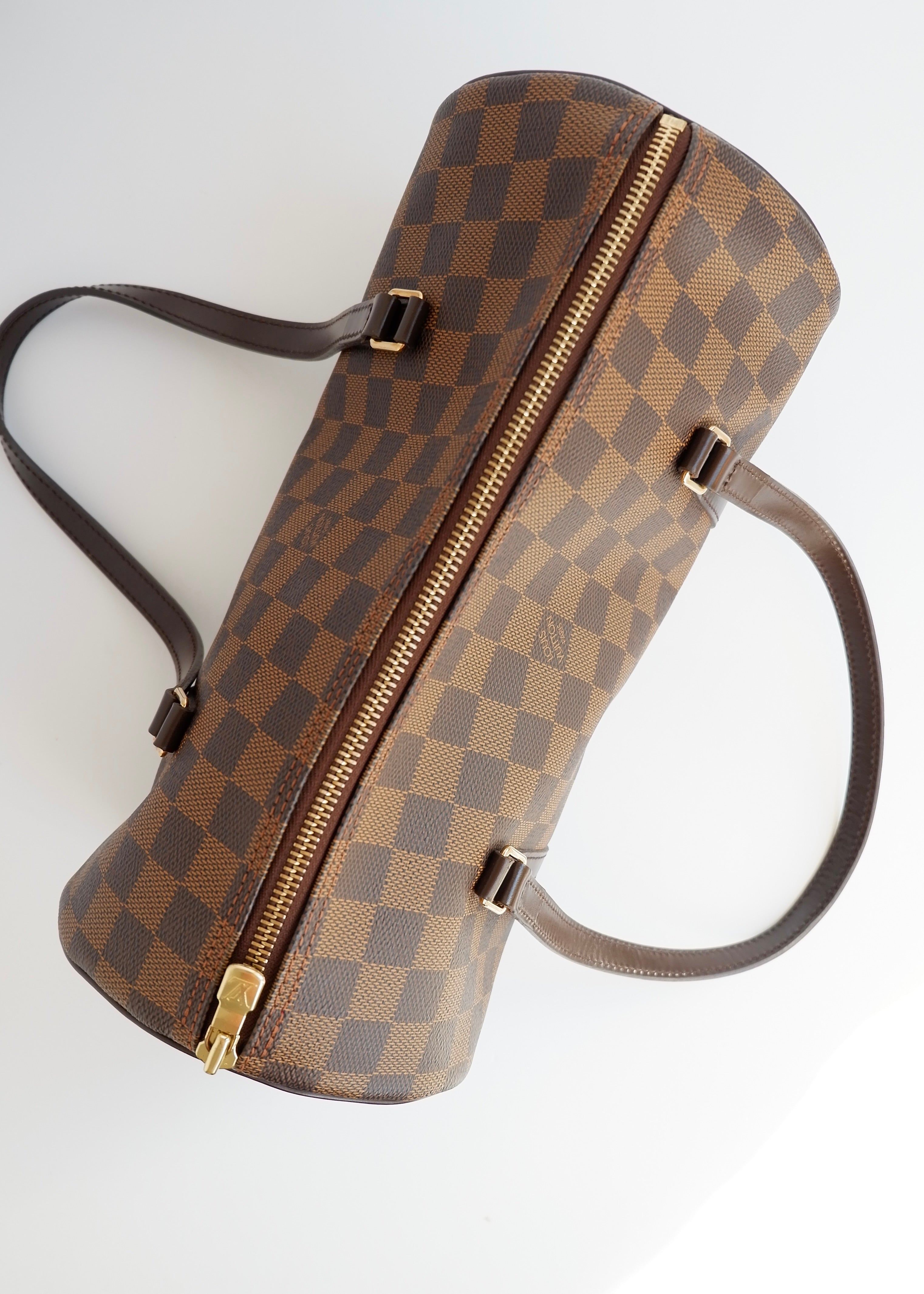 Authentique Sac d'occasion Louis Vuitton Damier Ebene Papillon 30
