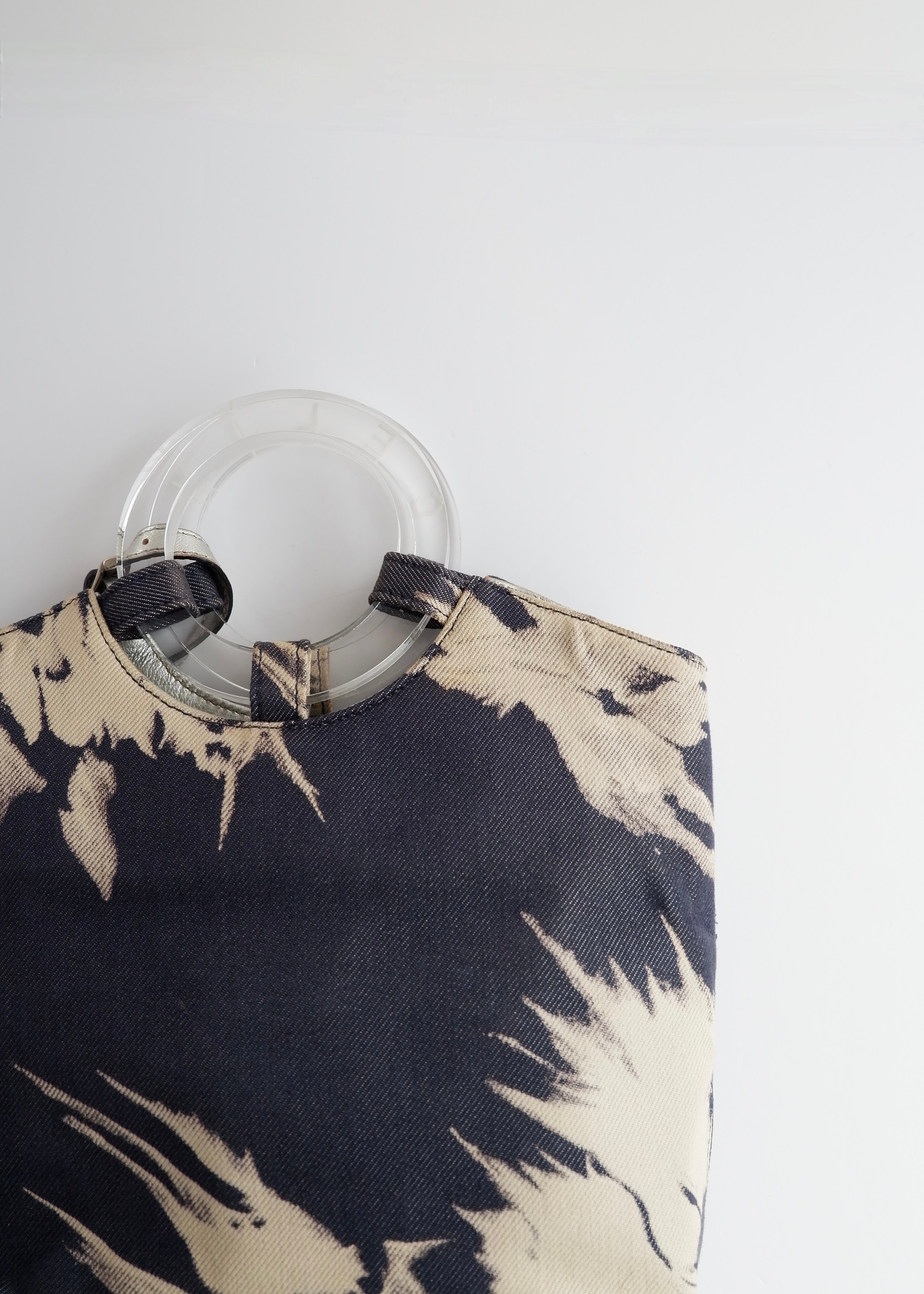 Sac à main Céline vintage authentique en jean, d'occasion