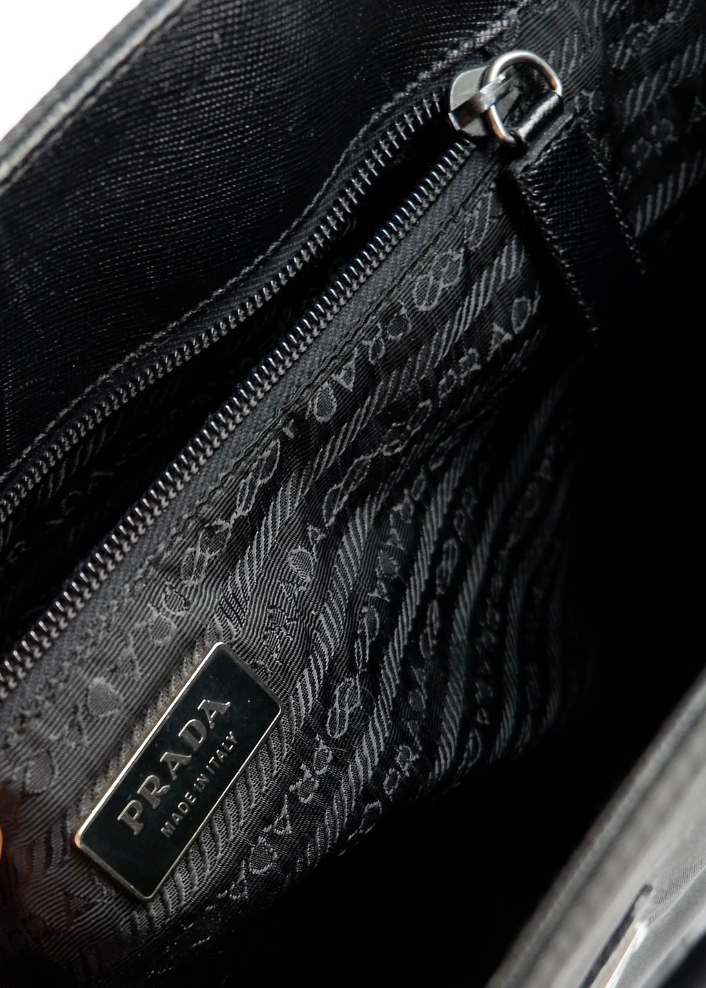 Preowned Prada Black Nylon Tote Bag