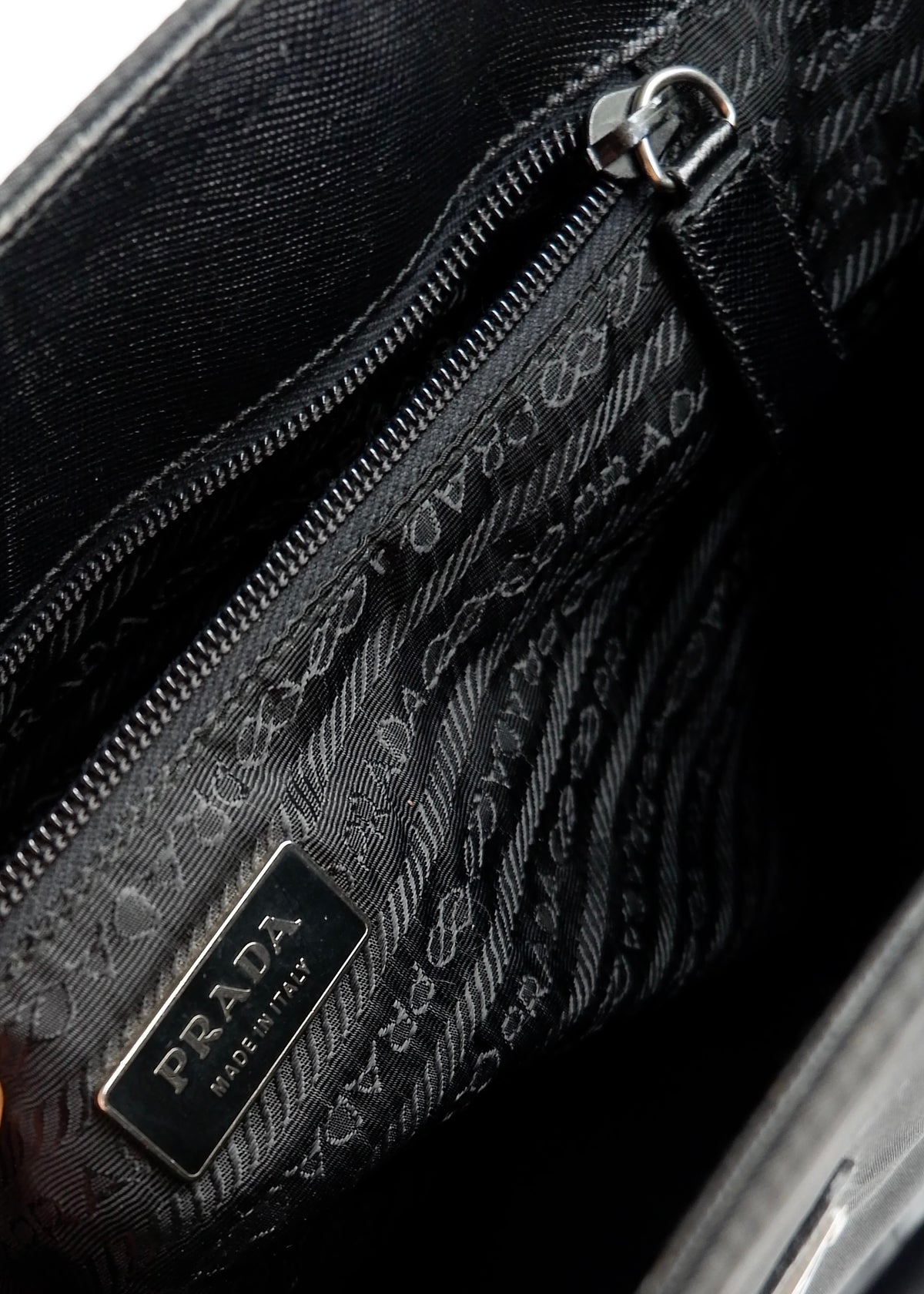 Preowned Prada Black Nylon Tote Bag