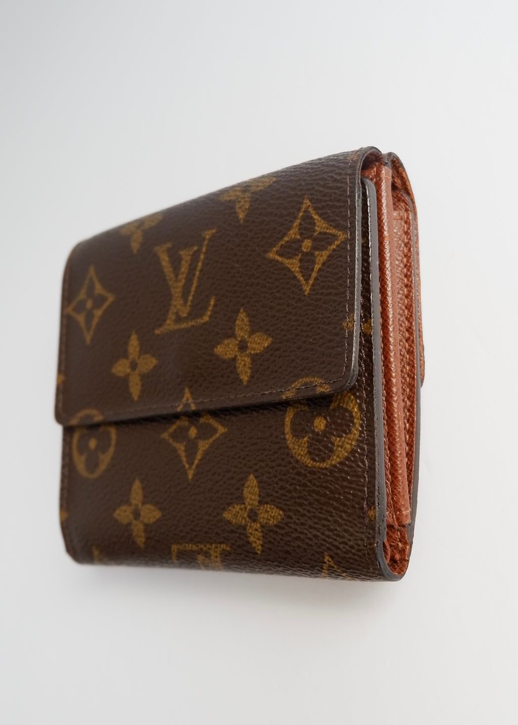 Preowned Louis Vuitton Brown Monogram Coated Canvas Compact Wallet