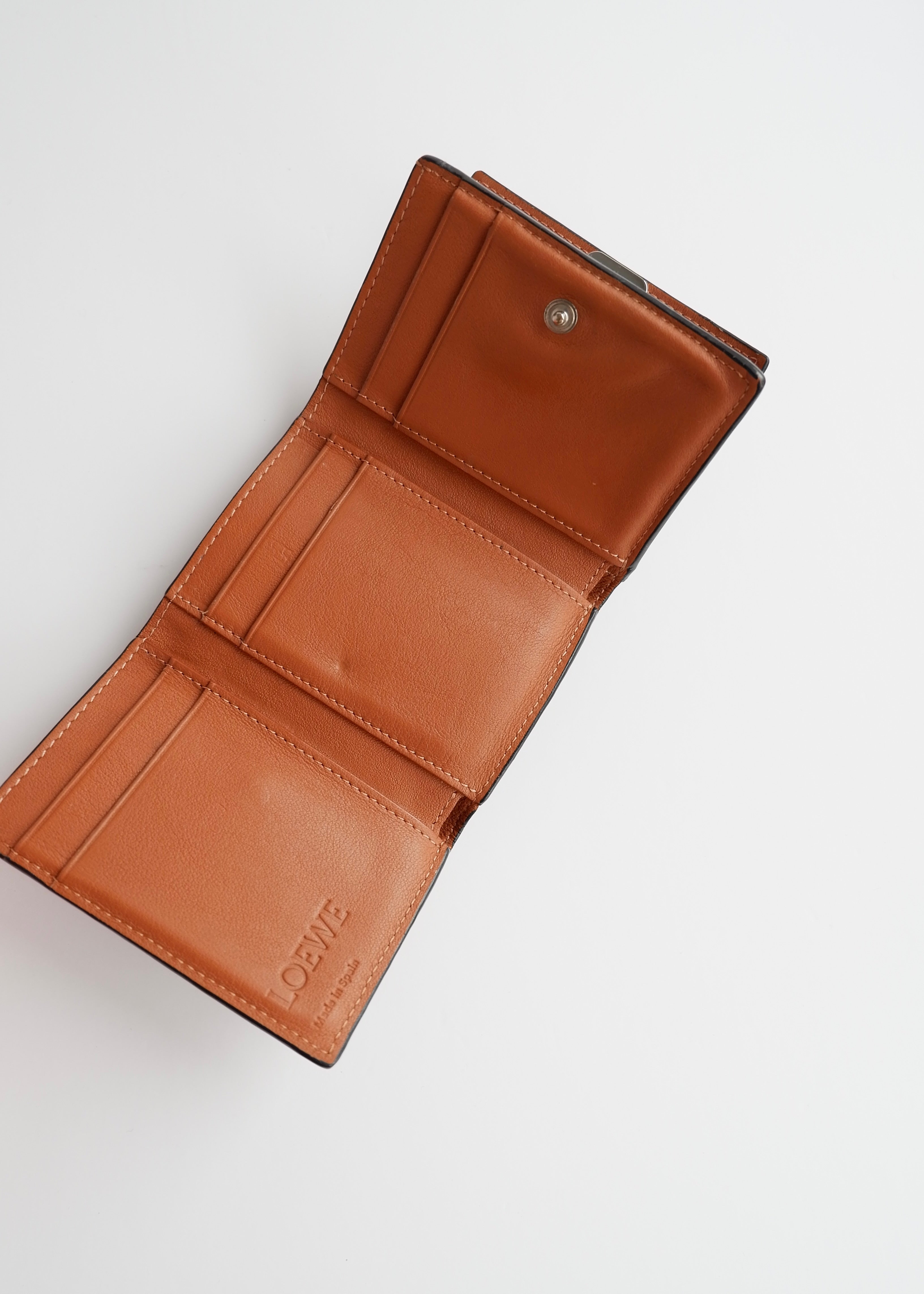Authentic Preowned Loewe Brown Leather Bi-Fold Wallet