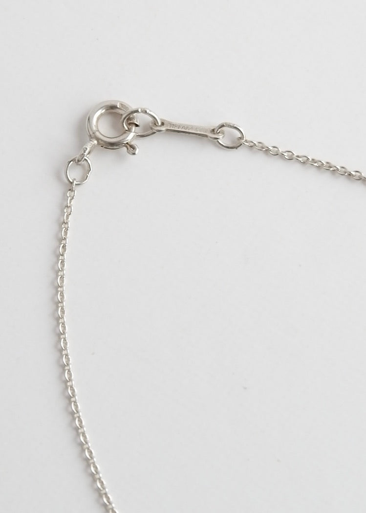 Authentique Collier Tiffany en Argent Grand Haricot d'Occasion