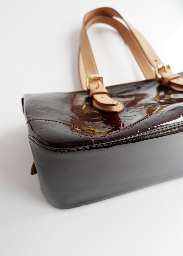Authentic Preowned Louis Vuitton Monogram Vernis Amarante Rosewood Shoulder Bag