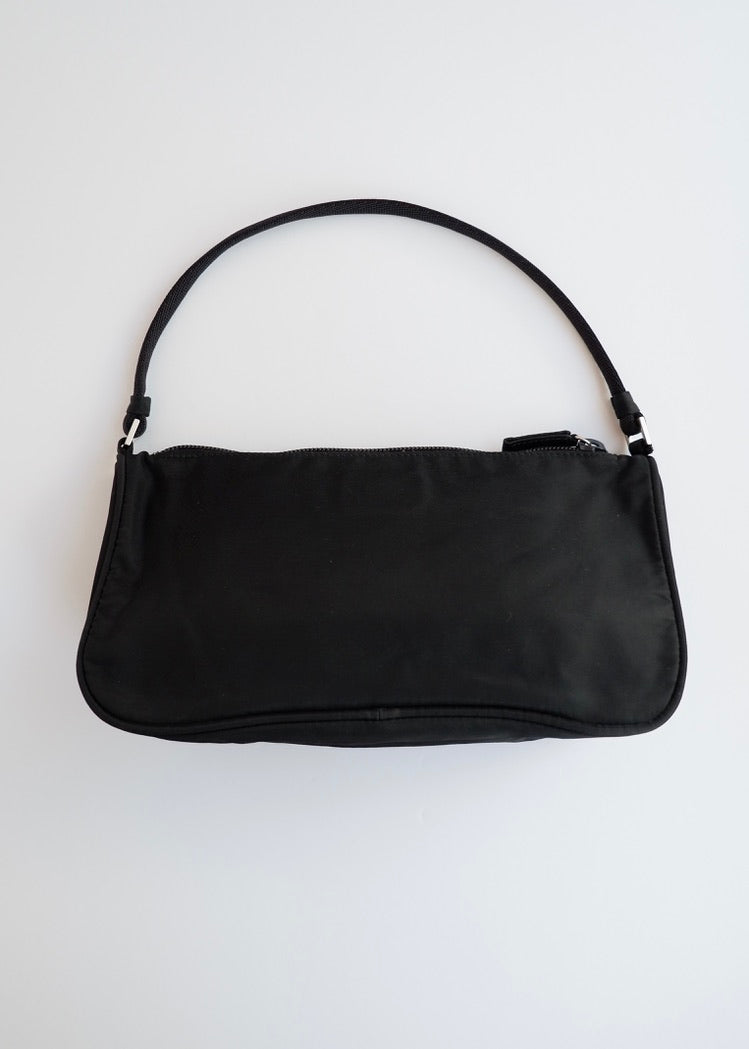 Authentic Preowned Prada Black Nylon Pochette Shoulder Bag