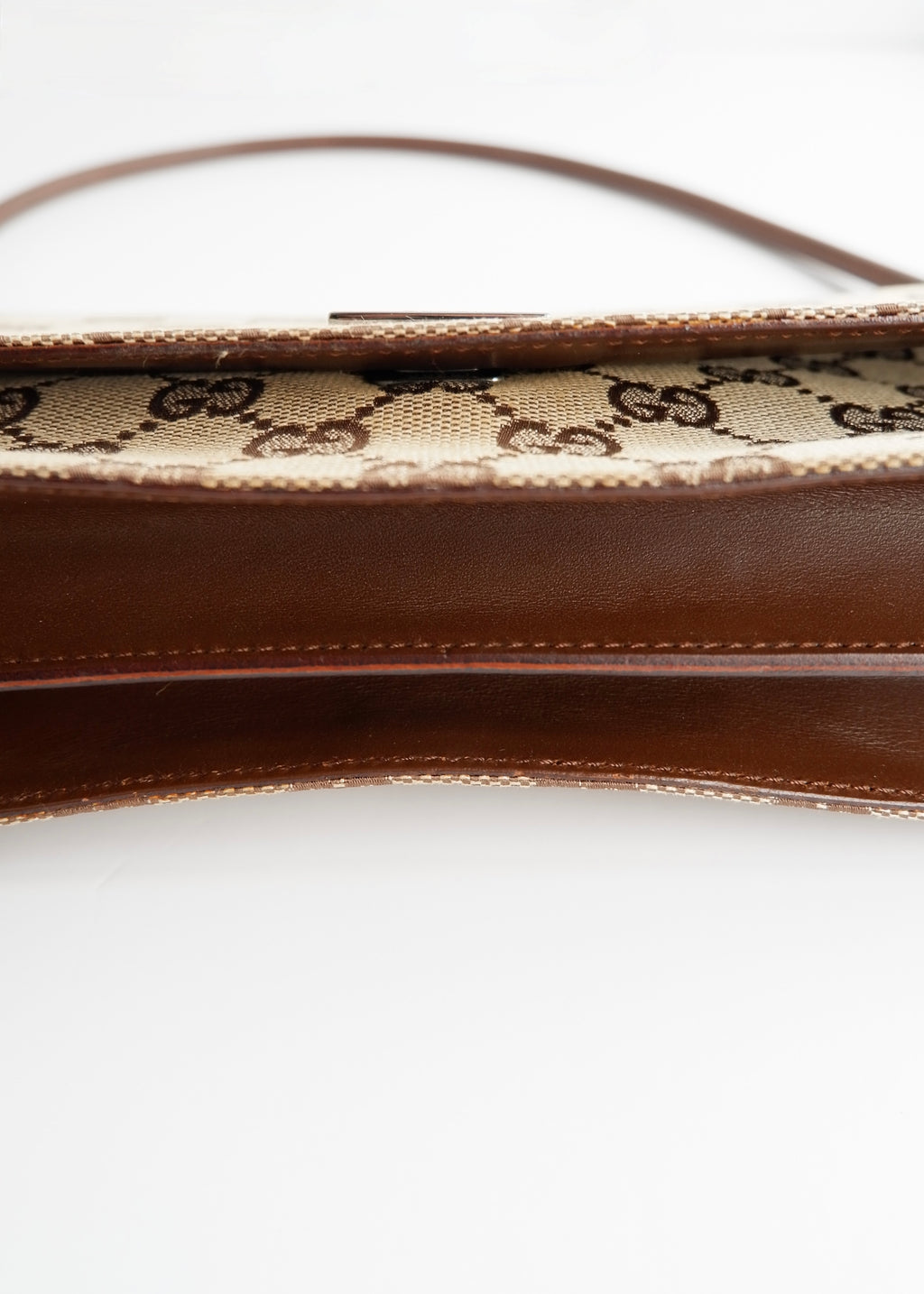 Authentic Preowned Gucci Brown GG Canvas Shoulder Bag
