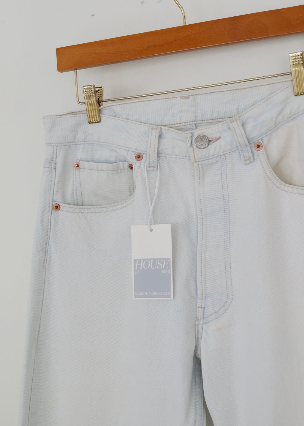 Levis Vintage 501 Ultra Light Wash Jeans - 31