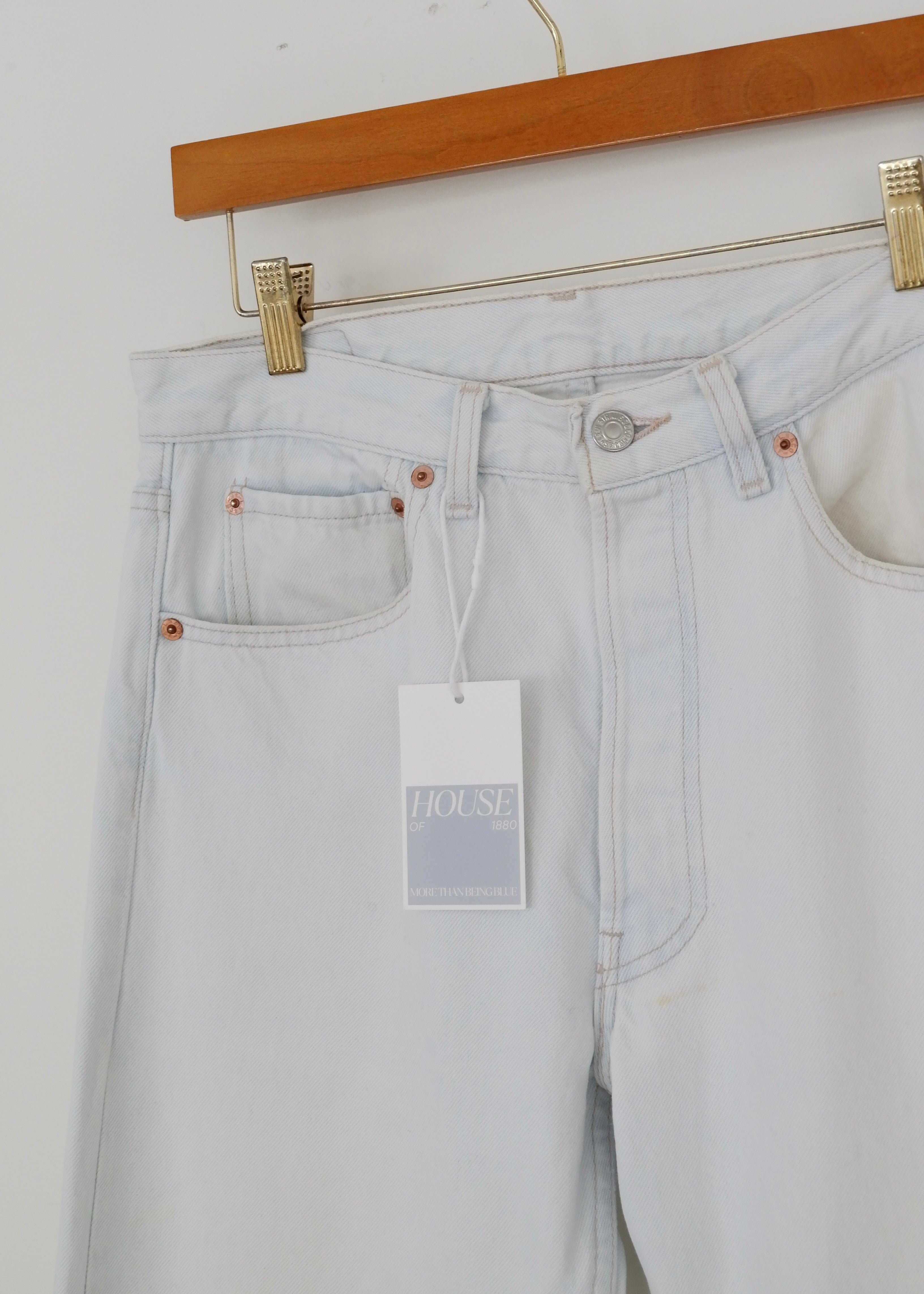 Levis Vintage 501 Ultra Light Wash Jeans - 31