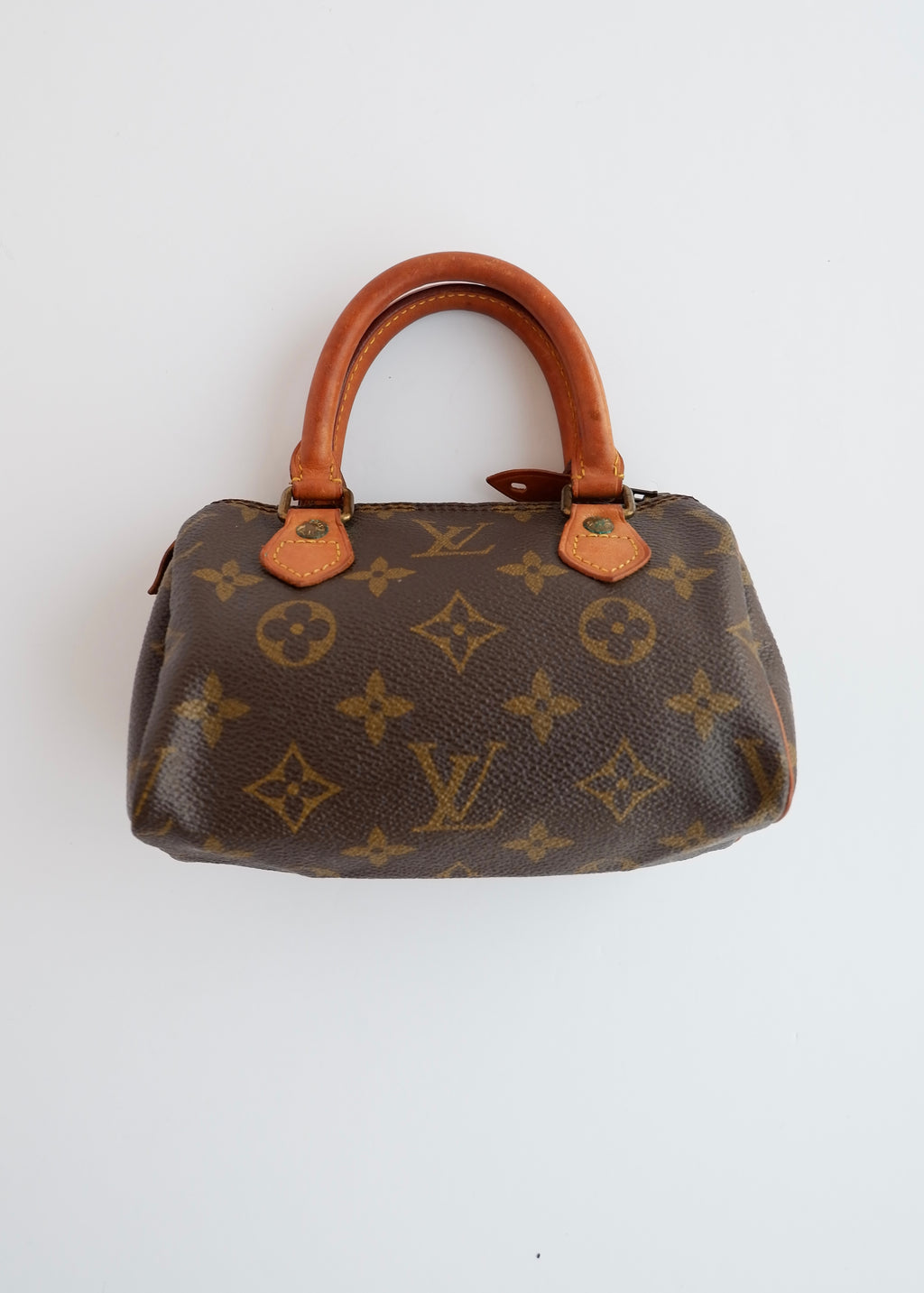 Authentic Preowned Vintage Louis Vuitton Monongram Nano Speedy (with strap)