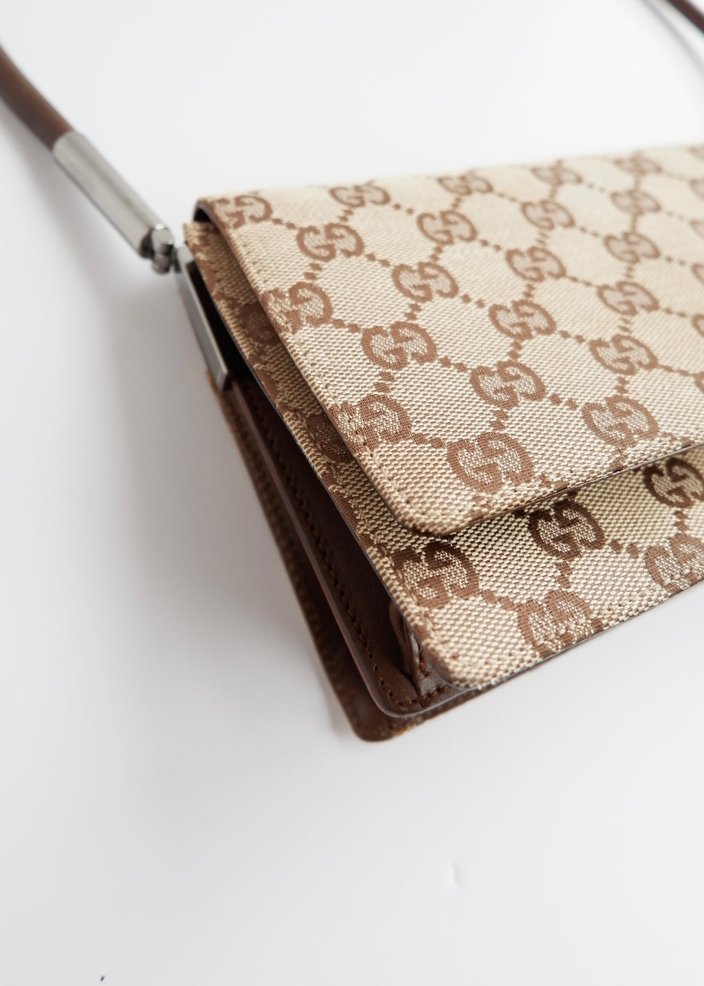 Authentic Preowned Gucci Brown GG Canvas Shoulder Bag