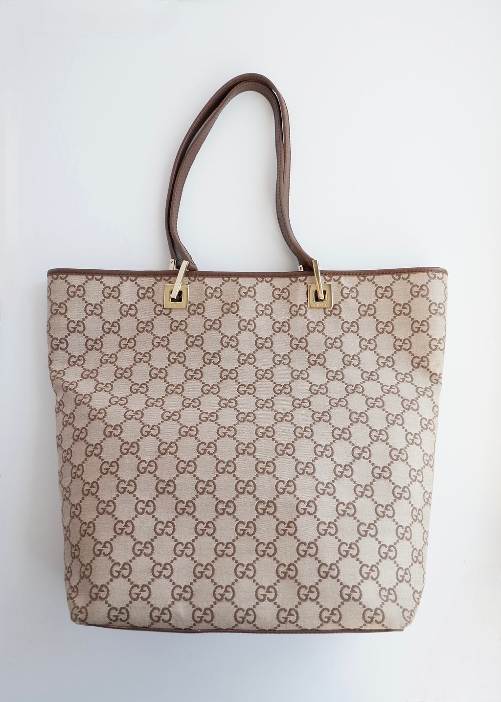 Authentic Preowned Gucci Brown GG Canvas Tote Bag